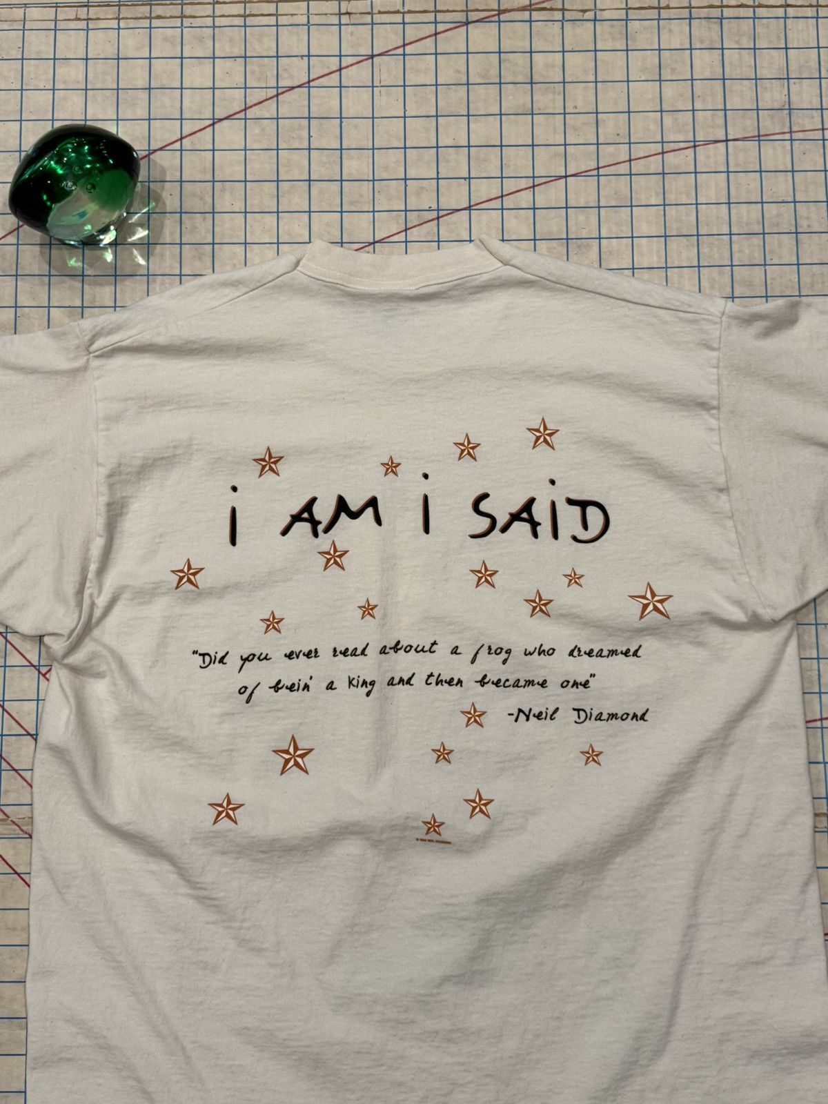 Band Tees Vintage Neil Diamond i am i said Graphic Tee 1996 Size XL Size US XL / EU 56 / 4 - 13 Thumbnail