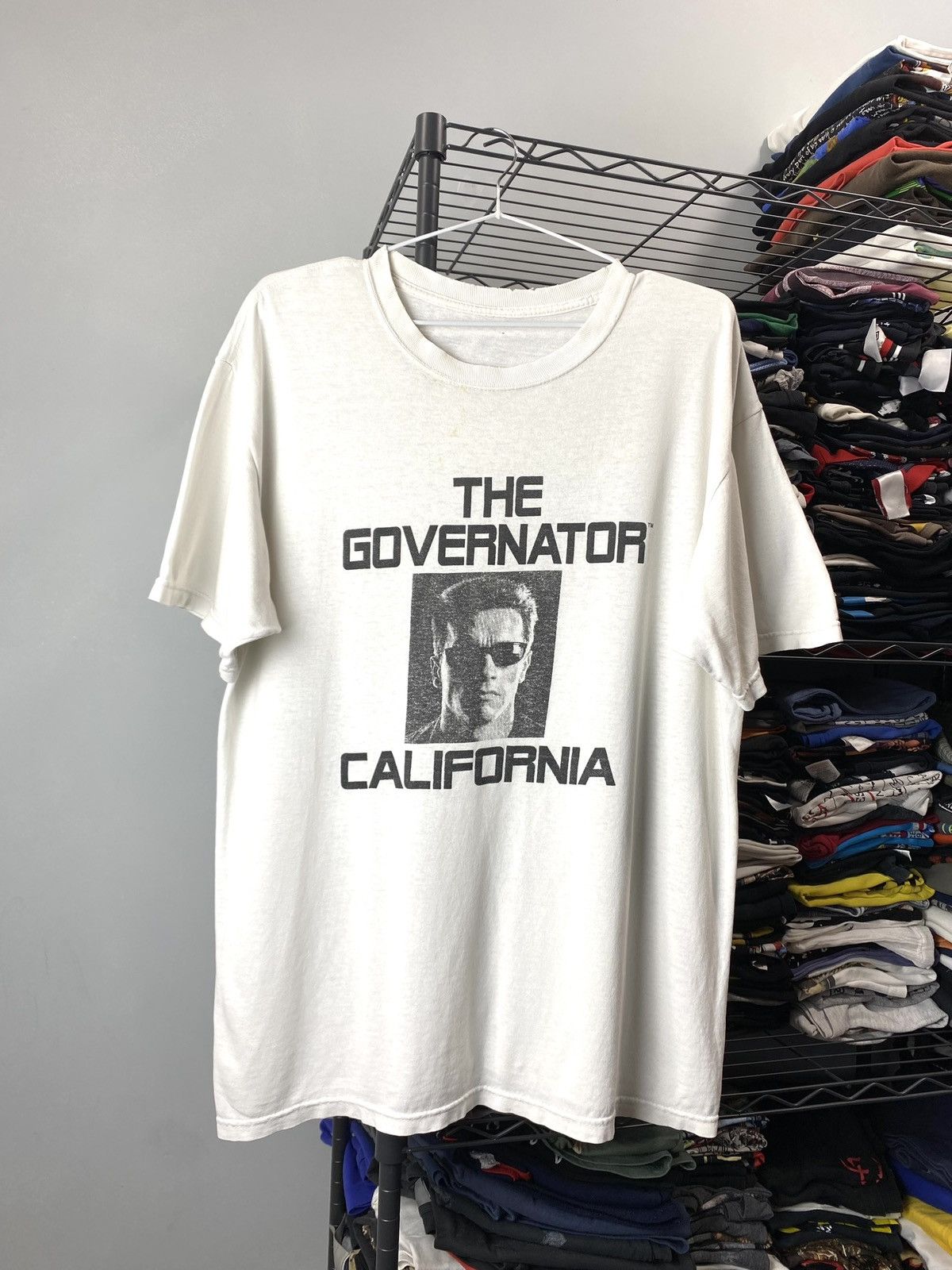 Vintage Vintage Schwarzenegger Terminator Movie Governator T Shirt Size US M / EU 48-50 / 2 - 1 Thumbnail