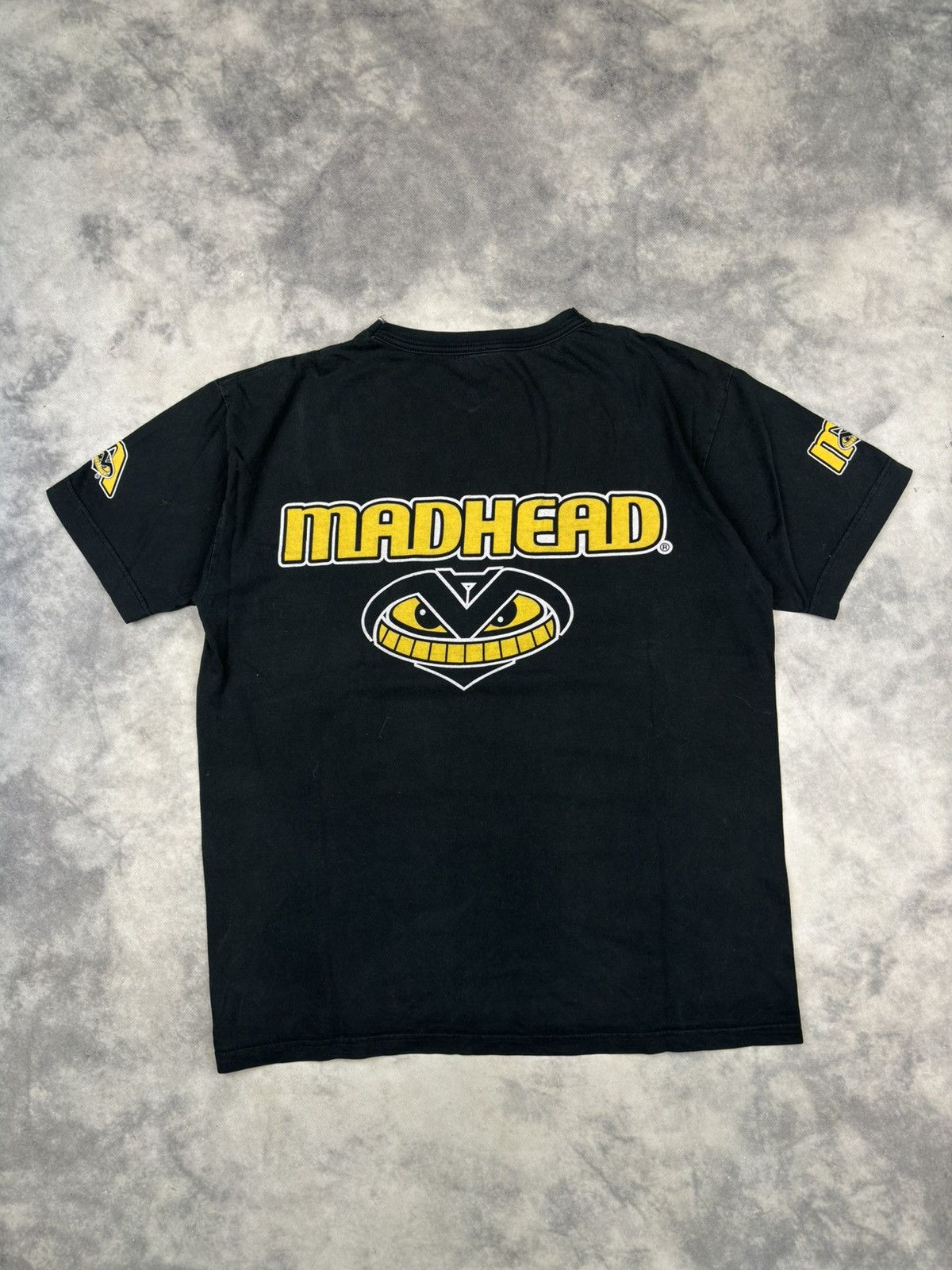 Hein Gericke × Vintage MADHEAD t shirt graphic sleeve logo biker motor speed rare Size US XL / EU 56 / 4 - 1 Thumbnail