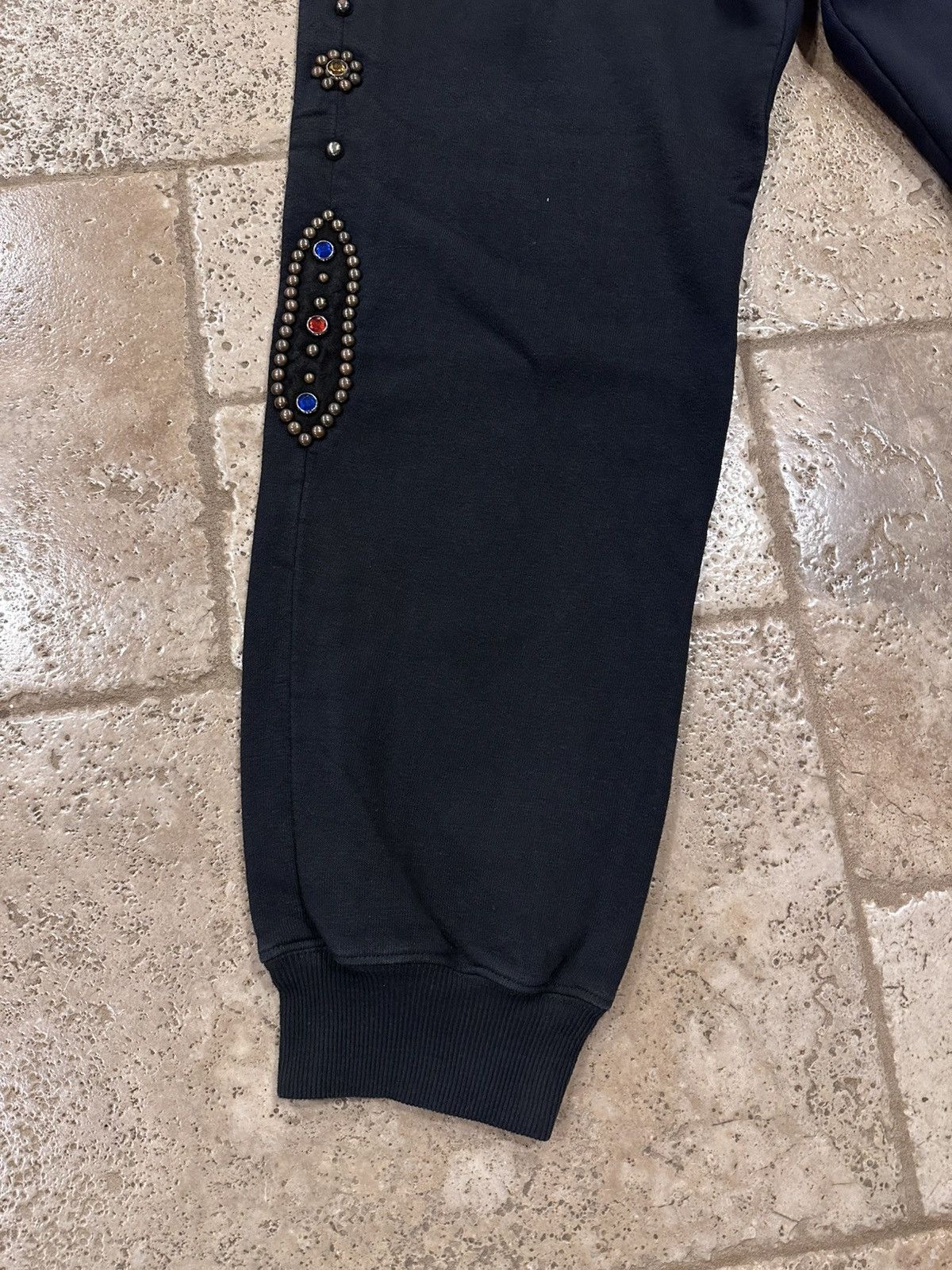 Kapital Kapital Jewel Studded Embellished Cotton Sweatpant Joggers Size US 36 / EU 52 - 2 Thumbnail