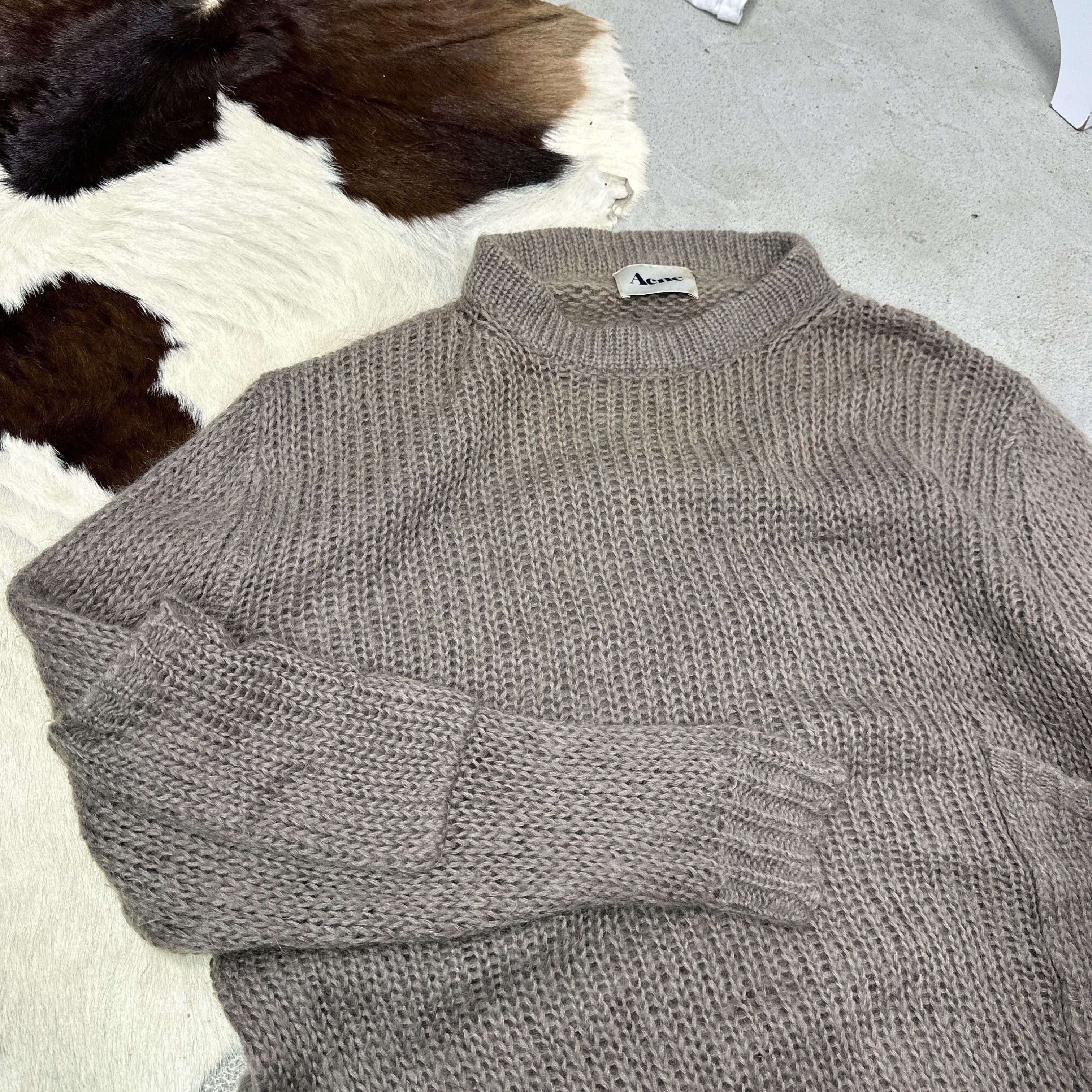 Acne Studios Vintage Oversize Acne Studios Mohair Knitted Sweater Y2K Size ONE SIZE - 4 Thumbnail