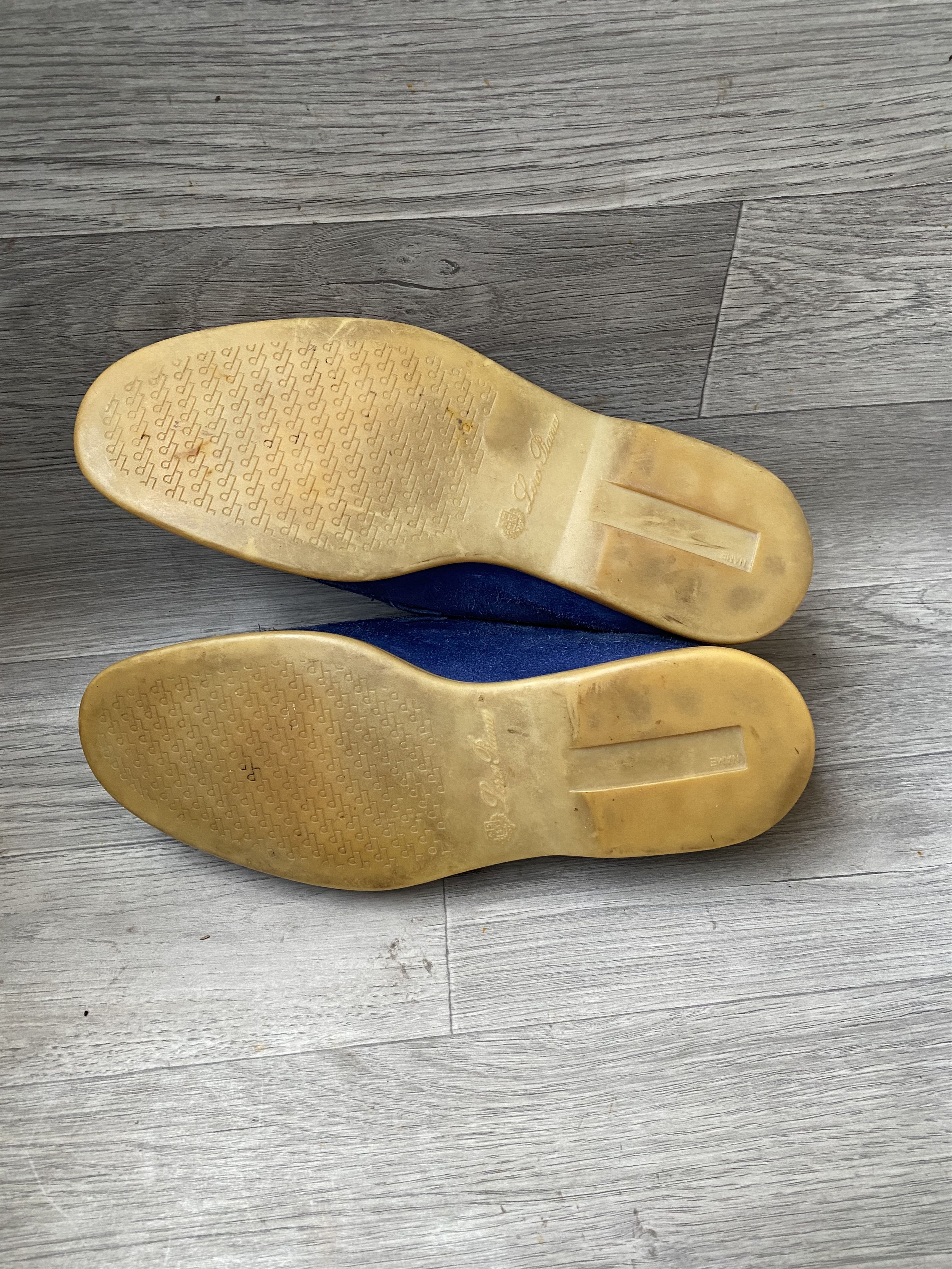 Loro Piana Loro piana summer walk blue suede slip on shoes sz 40 Size US 7 / EU 40 - 10 Thumbnail