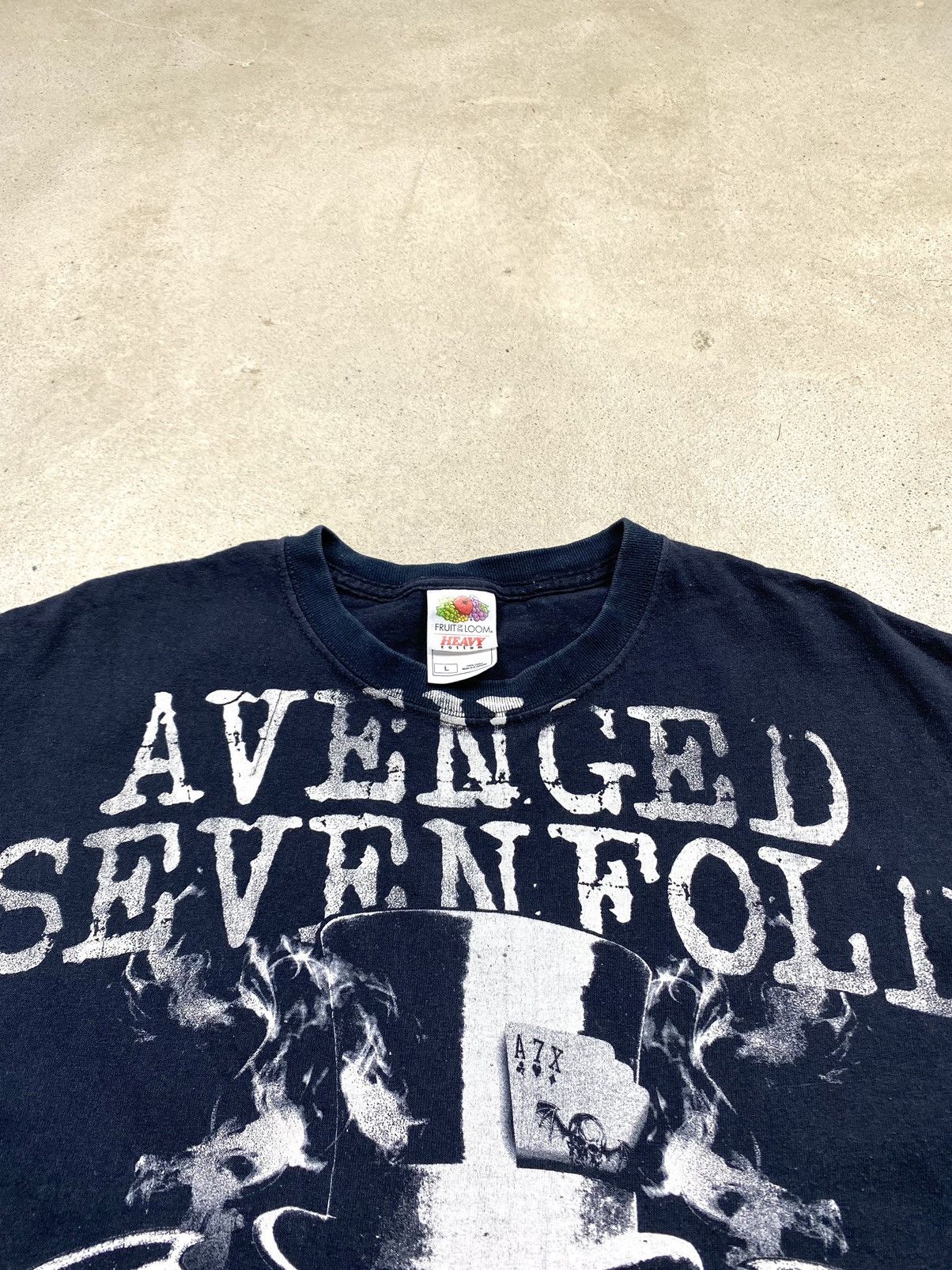 Band Tees Rare! Vintage 2007 Avenged Sevenfold Band T Shirt Size US L / EU 52-54 / 3 - 6 Thumbnail
