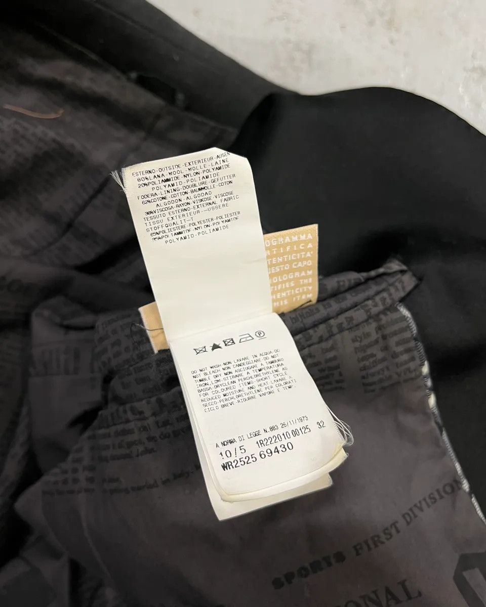 John Galliano AW2010 John Galliano Black Gazette Lining Blazer Jacket Size 42R - 11 Thumbnail