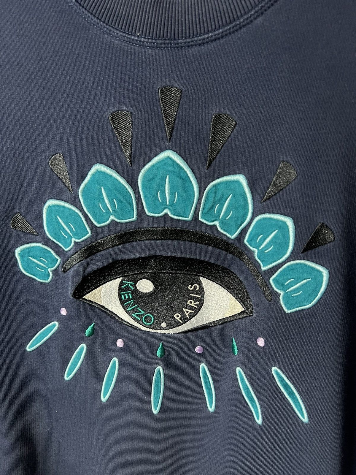 Kenzo 💙 Kenzo Eye Sweatshirt Navy Size S Size US S / EU 44-46 / 1 - 10 Thumbnail