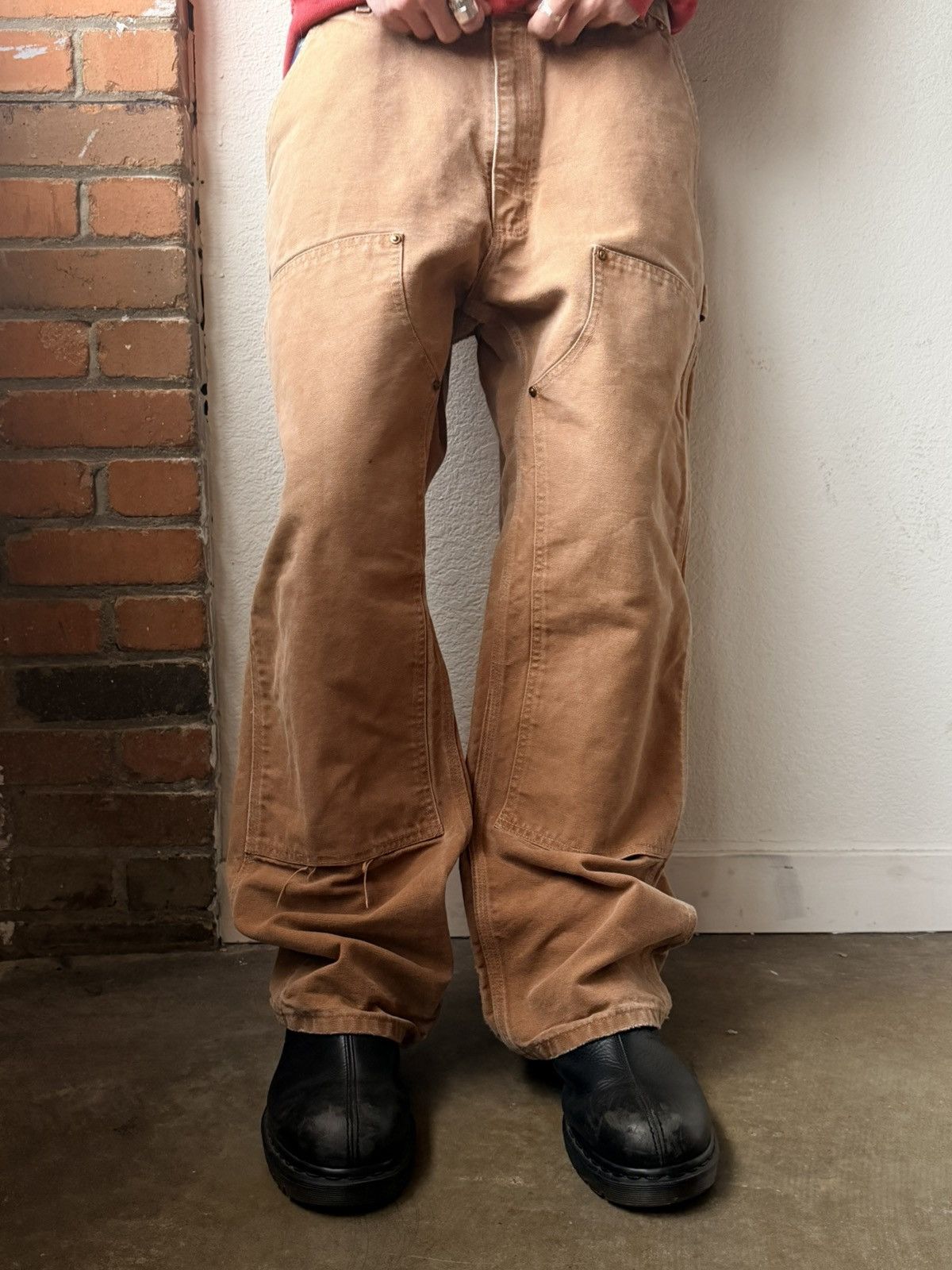 Carhartt Carhartt Thrashed And Distressed Double Knees Size US 38 / EU 54 - 1 Thumbnail