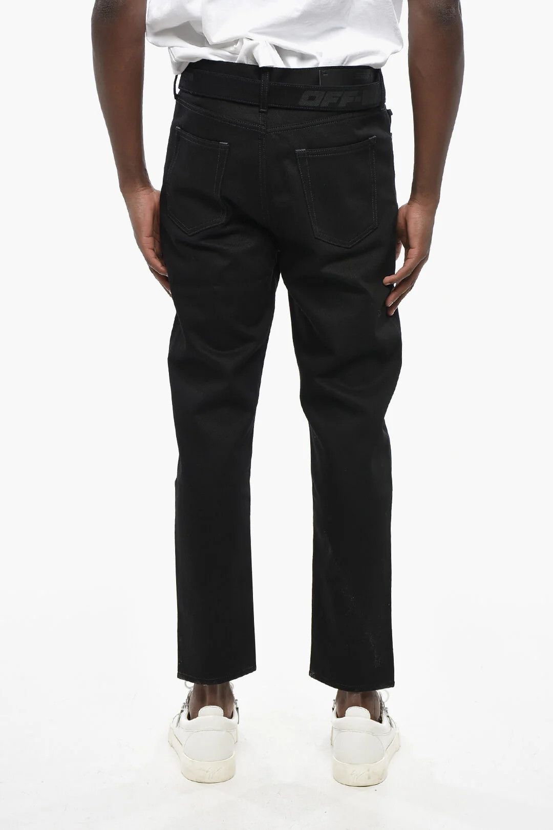 Off-White og1mm0526 Slim Fit Jeans in Black Size US 29 - 2 Thumbnail