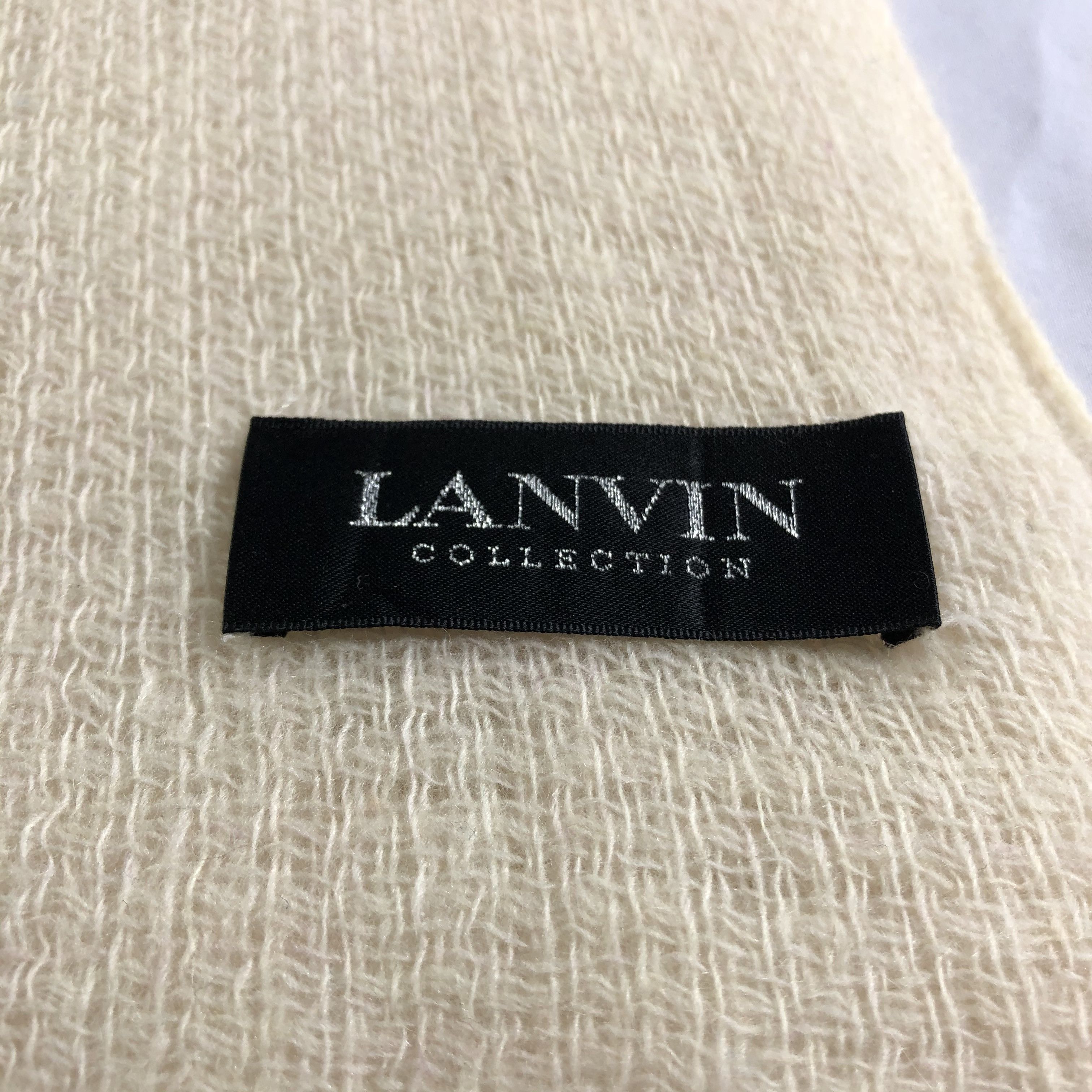 Lanvin Lanvin Cashmere Scarf Muffler Neckwear V2478 Size ONE SIZE - 5 Thumbnail