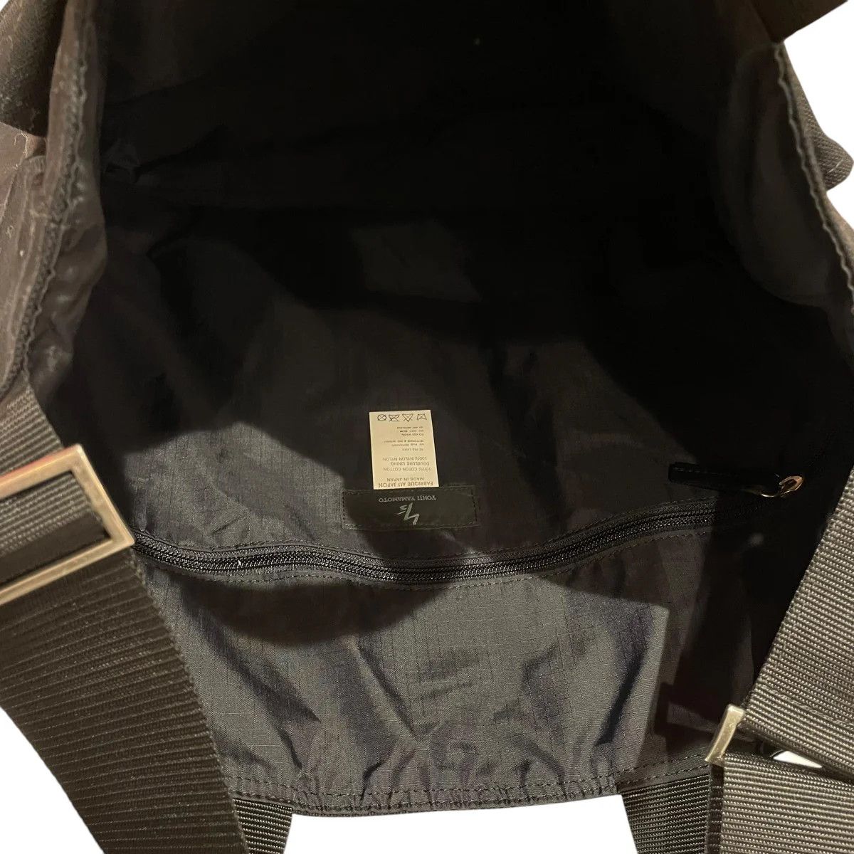 Yohji Yamamoto Yohji Yamamoto cotton x nylon shoulder bag MS-I01-016 Size ONE SIZE - 6 Thumbnail