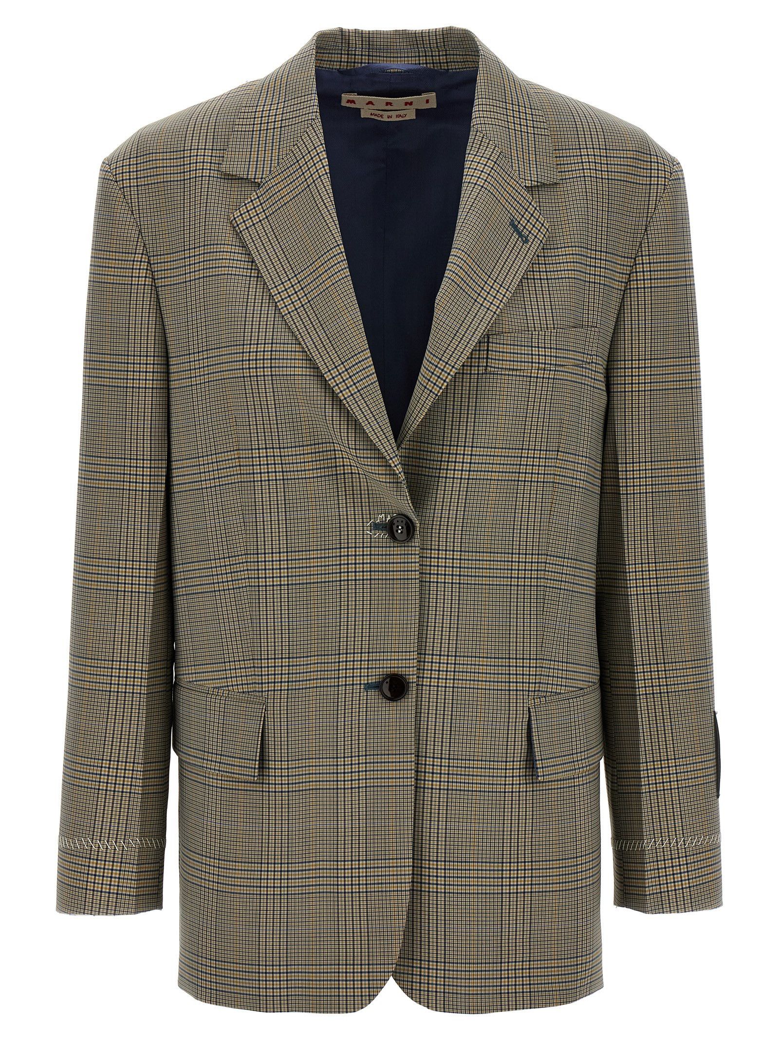 Marni Prince Of Wales Blazer Size S / US 4 / IT 40 - 1 Thumbnail