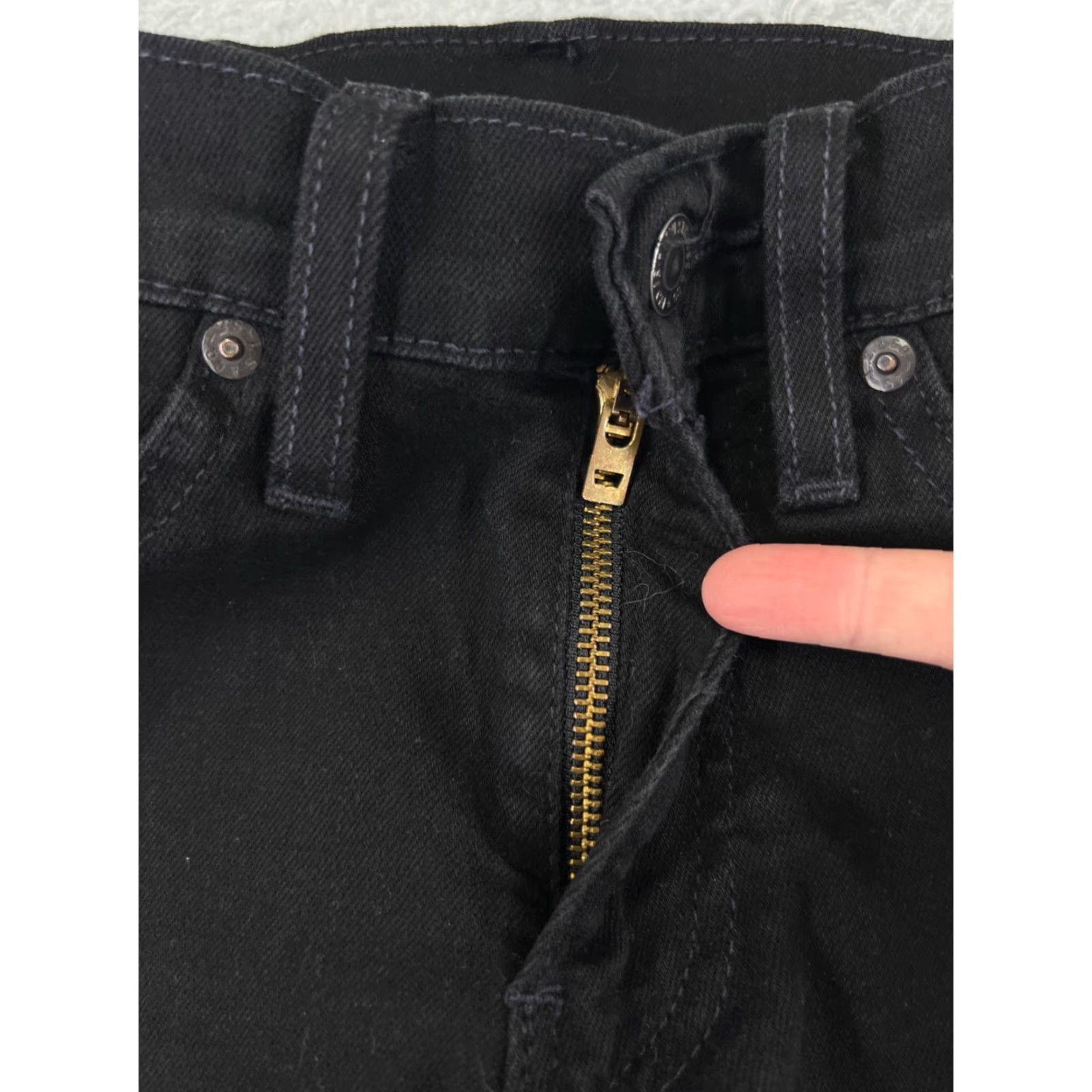 Levi's Levis Jeans Regular 511 Levi's 500 Series 29 Black Denim 28x30 Cotton Blend Zip 5-Pocket Mens Jeans Size US 29 - 5 Thumbnail