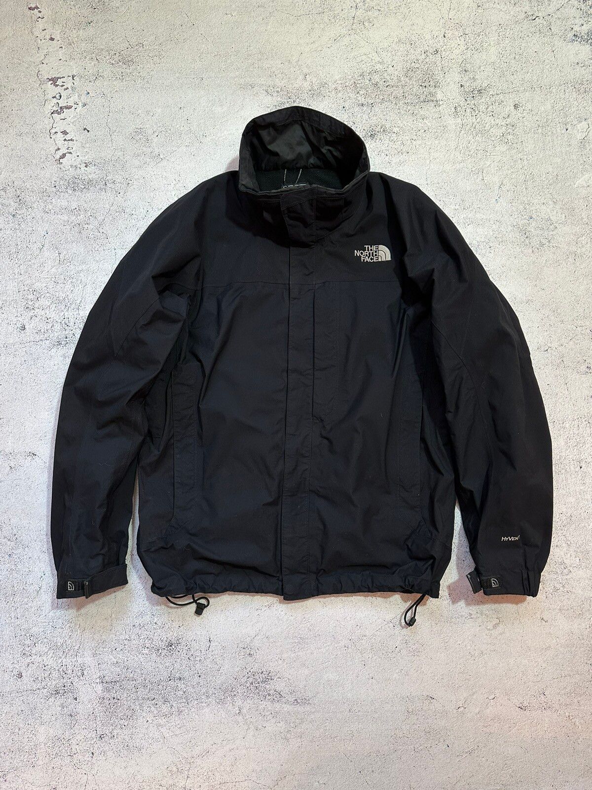 Pre-owned Outdoor Life X The North Face Vintage Jacket Hyvent Tnf In Black