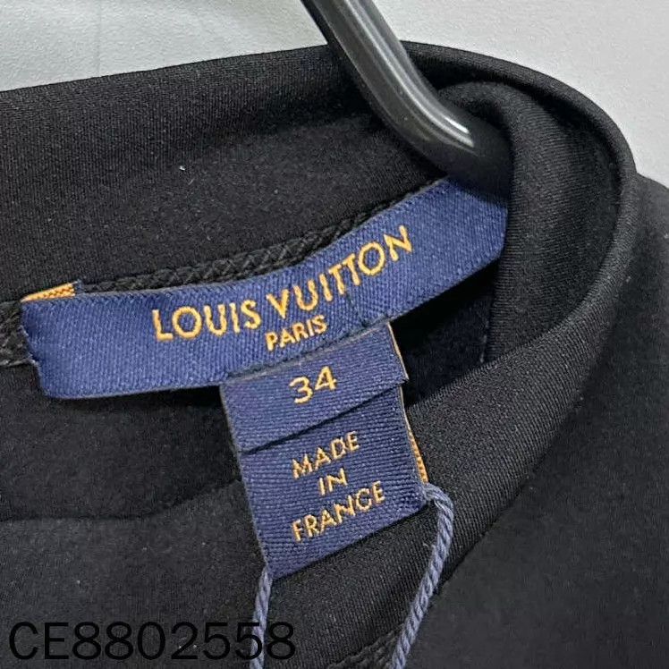 Louis Vuitton Louis Vuitton Women's Black Monogram Leather Dress 34 Size XS / US 0-2 / IT 36-38 - 4 Thumbnail