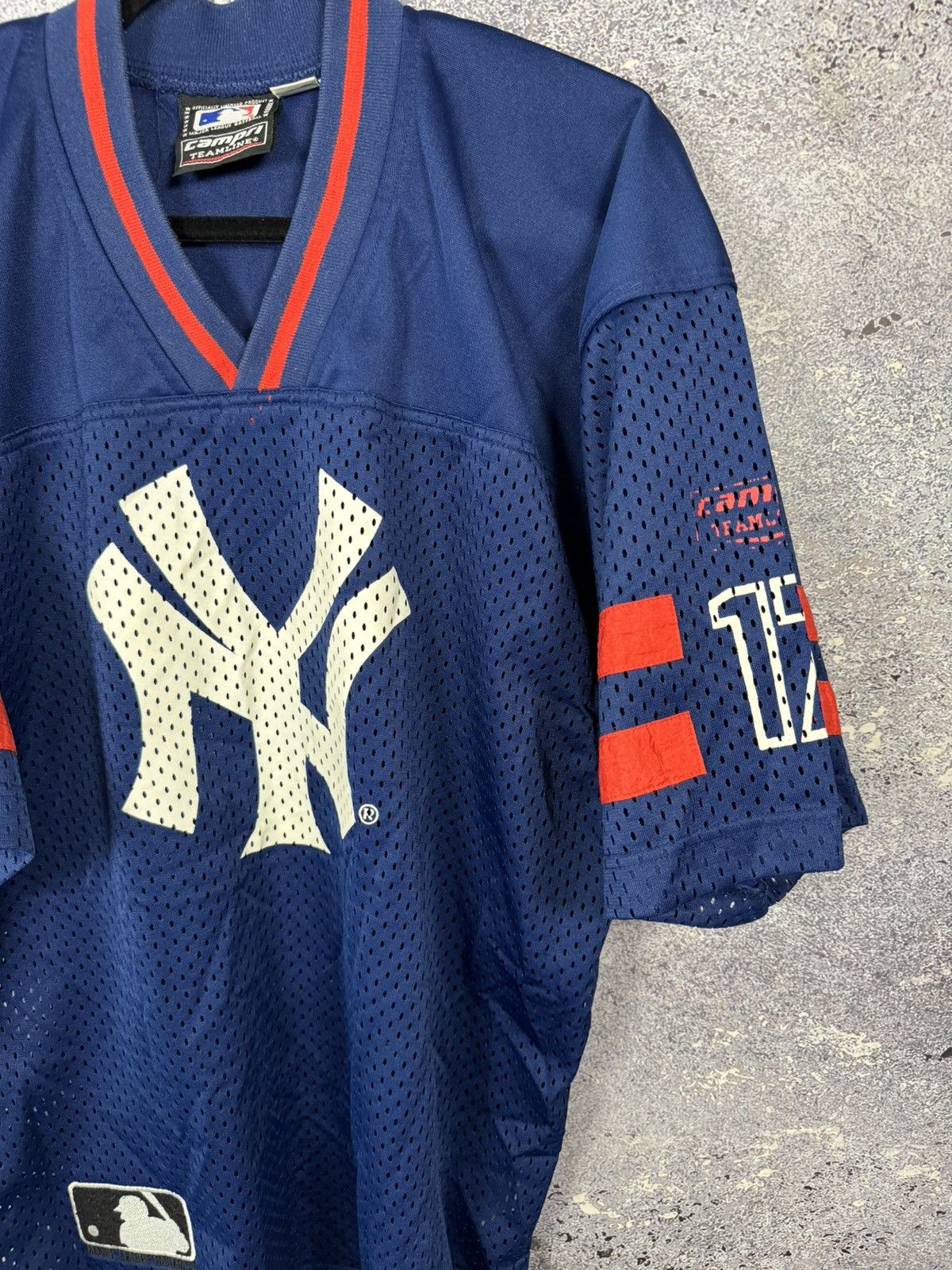 NFL × New York Yankees 90’s New York Yankees Campri Vintage Baseball Jersey Size US M / EU 48-50 / 2 - 3 Thumbnail