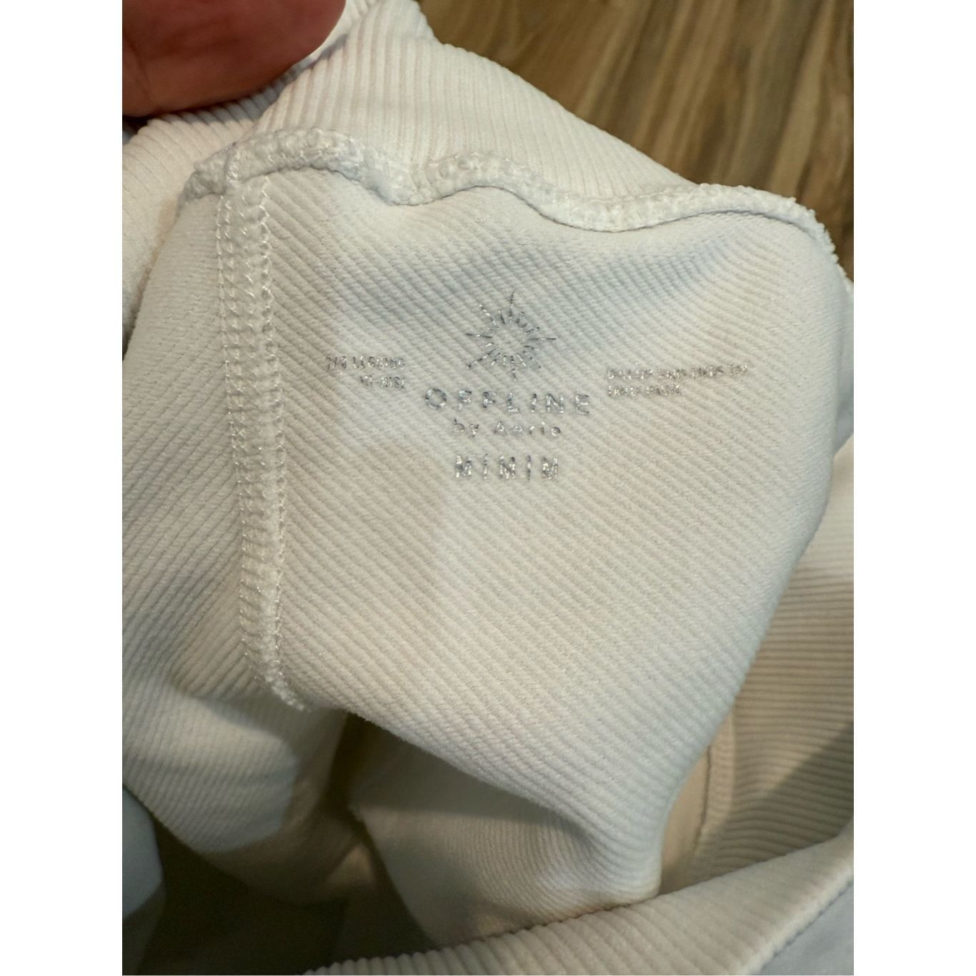 Other Offline by Aerie white textured leggings sz Medium Size 28" / US 6 / IT 42 - 4 Thumbnail