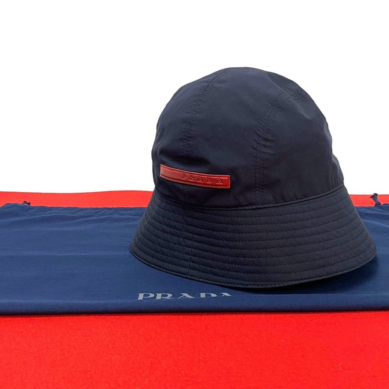 Prada Prada Hat Blue Synthetic Size ONE SIZE - 1 Thumbnail