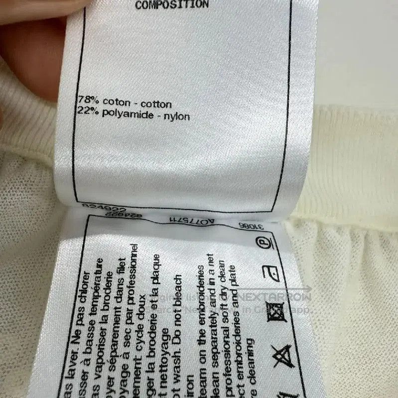 Chanel Chanel White Cotton Midi Skirt . Size 35" - 5 Thumbnail