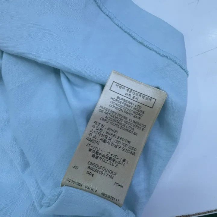 Burberry Burberry Burberry Logo Embroidered Casual T-shirt-2507 Size US M / EU 48-50 / 2 - 4 Thumbnail