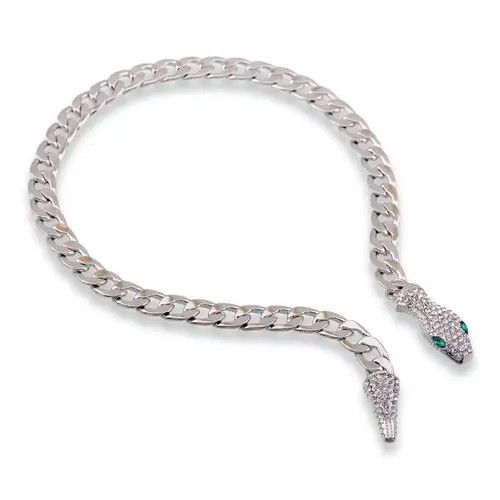 Jewelry Chunky Chains Snake Necklace Size ONE SIZE - 2 Thumbnail