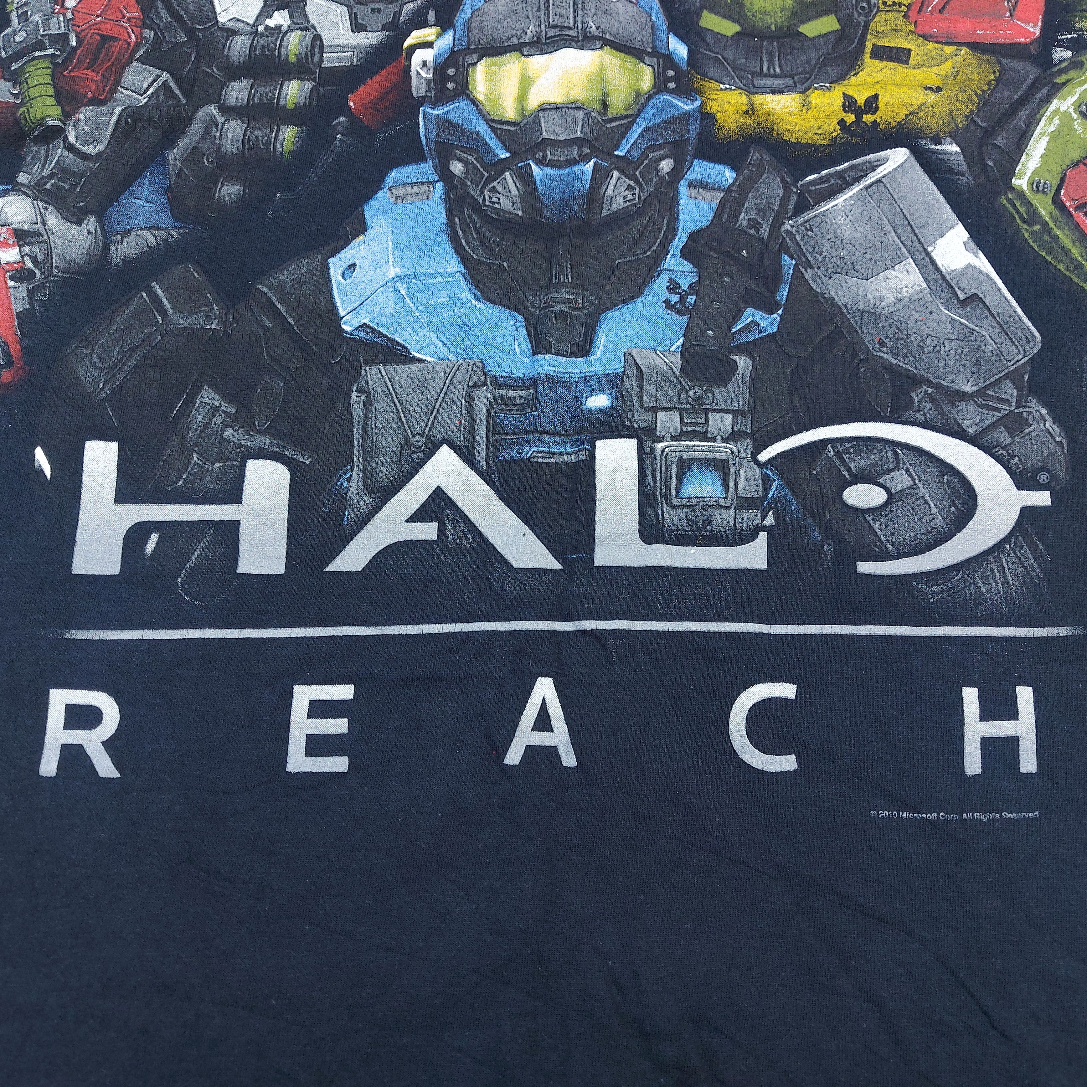 Other Vintage 2010 HALO Reach Xbox Microsoft Game Promo TEE Size US L / EU 52-54 / 3 - 7 Thumbnail