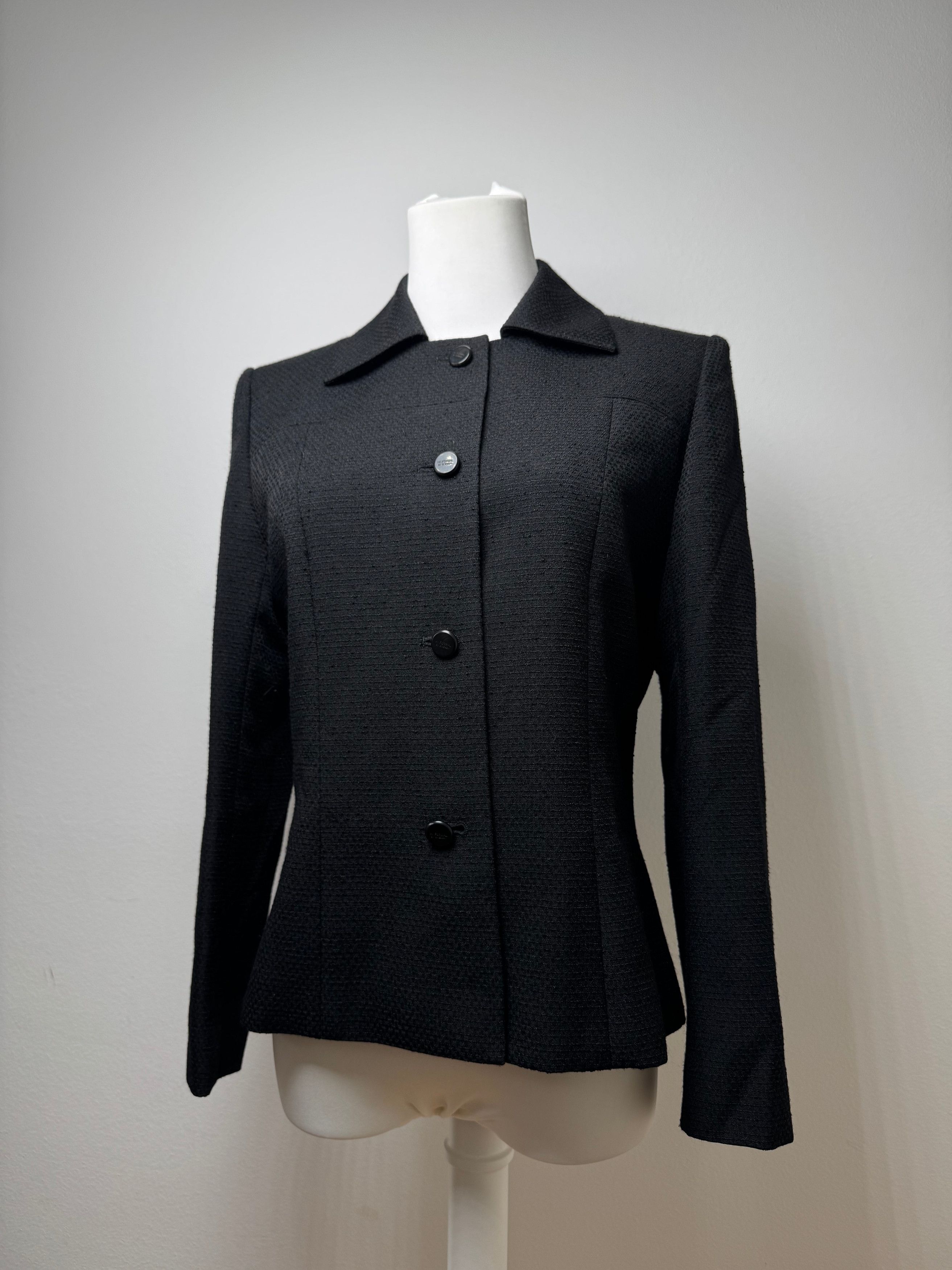 Vintage Wool Trenchcoat black