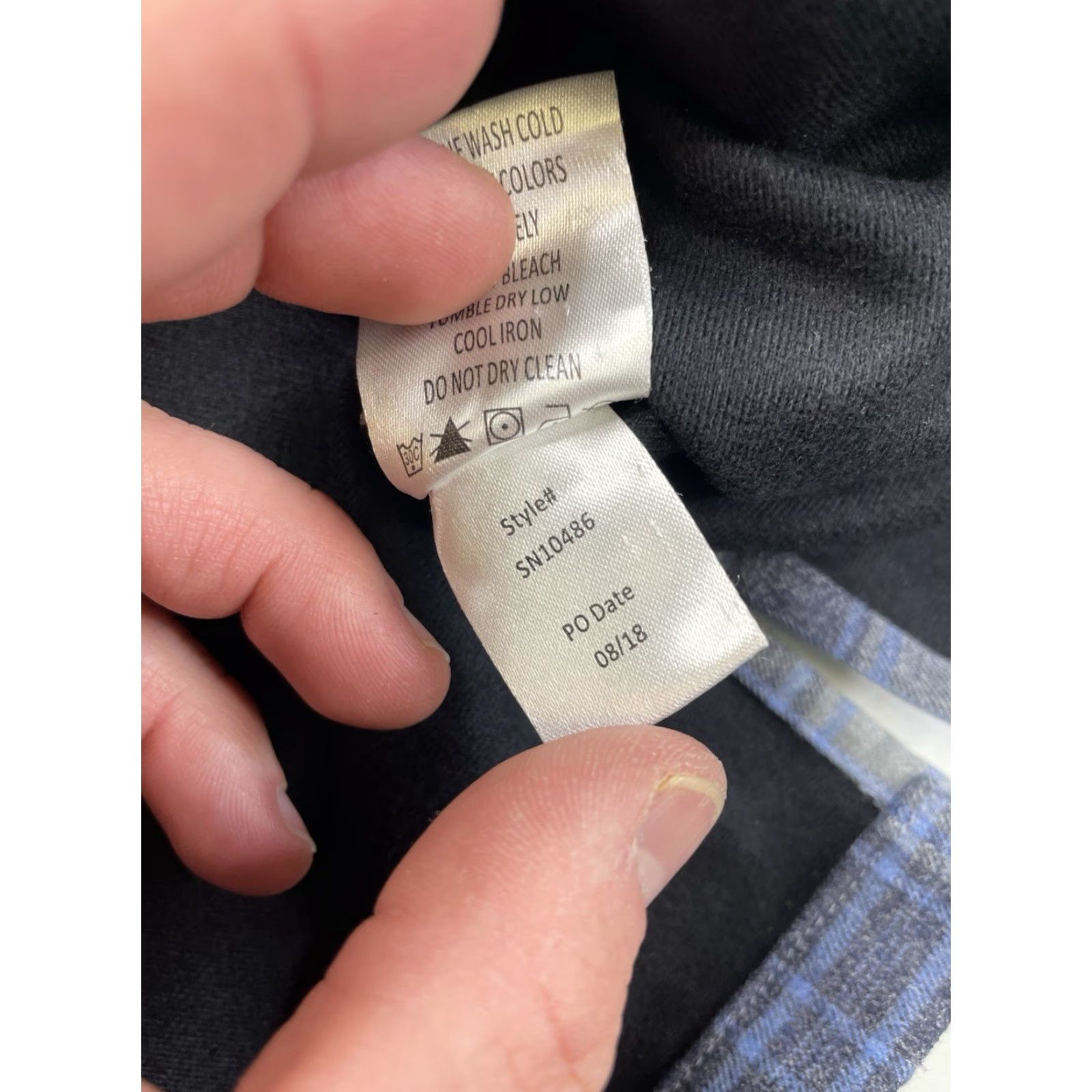 Vintage VINTAGE Schnees Bozeman Montana Shirt Mens Large Plaid Flannel Fleece Lined Snap Blue Size US L / EU 52-54 / 3 - 6 Thumbnail