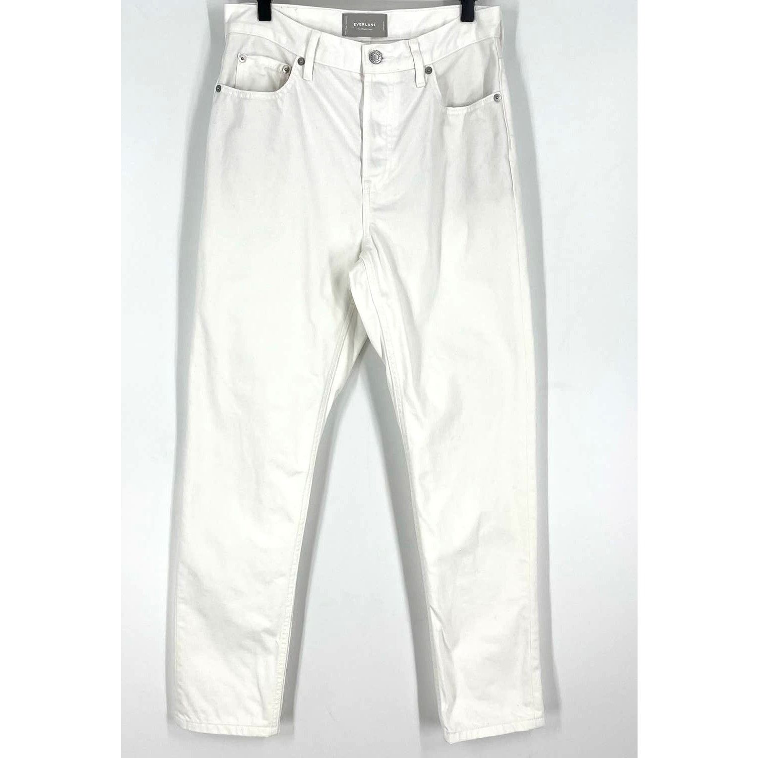 Everlane Everlane The Cheeky Jean Button Fly White Size 27 Regular Size 27" / US 4 / IT 40 - 1 Thumbnail