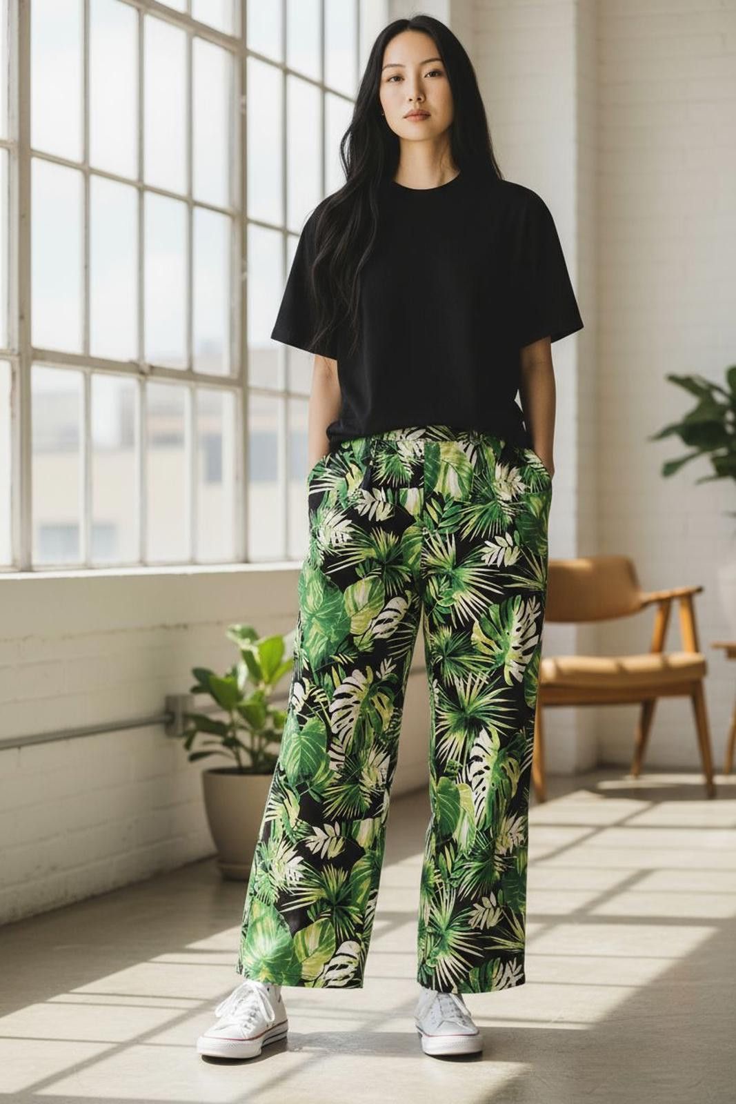 Other Philosophy Republic Clothing Women's Casual Wide-Leg Pants Size 32" / US 10 / IT 46 - 3 Thumbnail