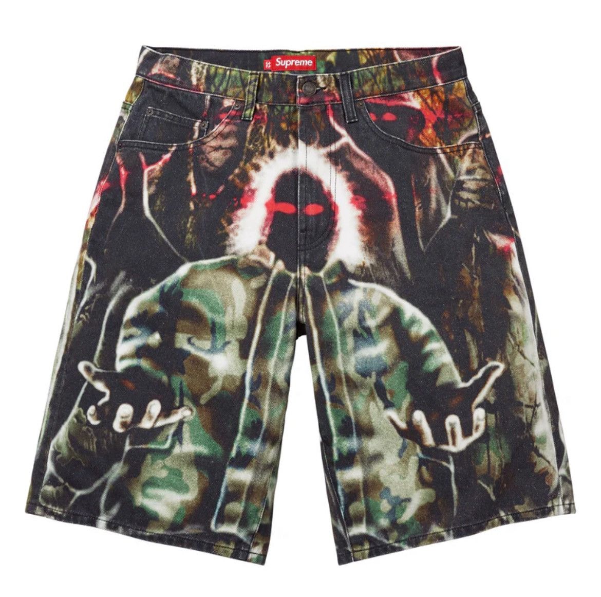 Supreme Supreme Baggy Denim Short Bleached jorts 34 | Grailed