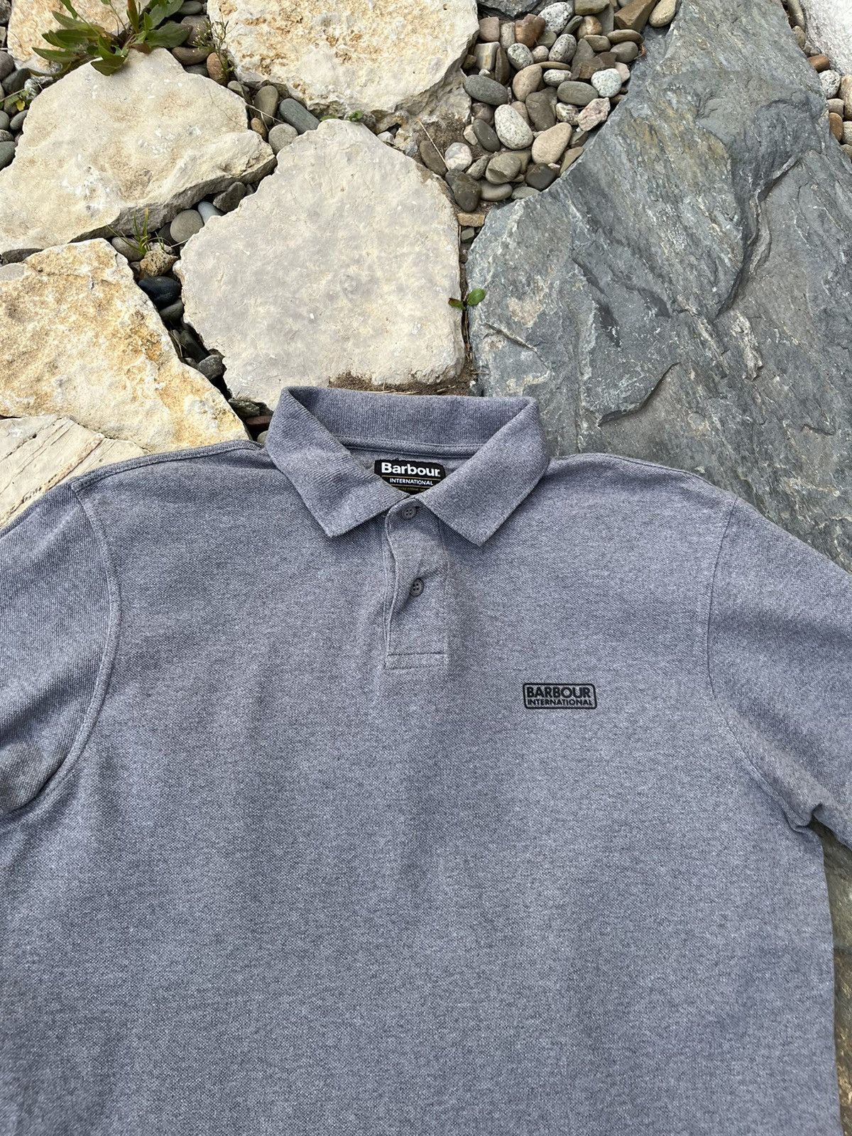 Barbour × Designer Barbour international polo t-shirt tee chest small logo Size US L / EU 52-54 / 3 - 5 Thumbnail