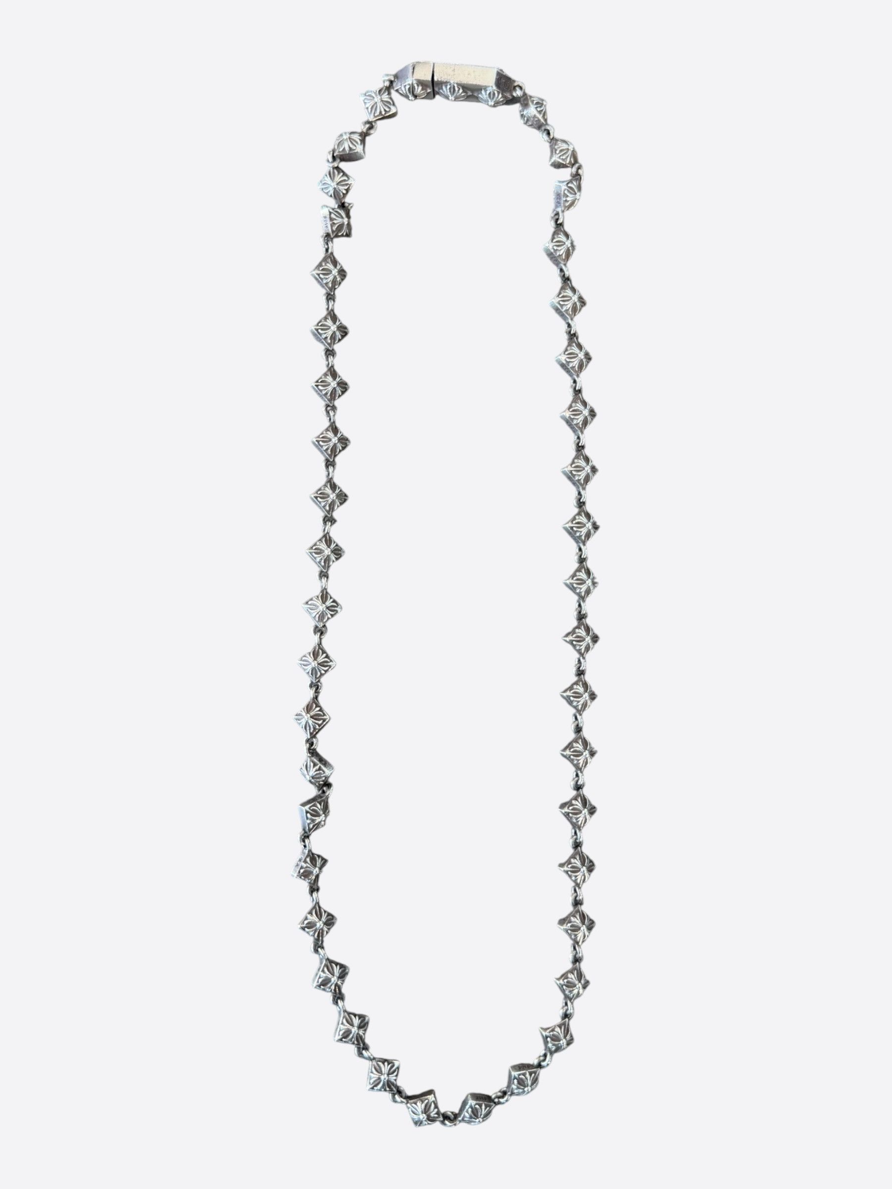 Chrome Hearts Chrome Hearts Silver Pyramid Cross Necklace Size ONE SIZE - 1 Thumbnail