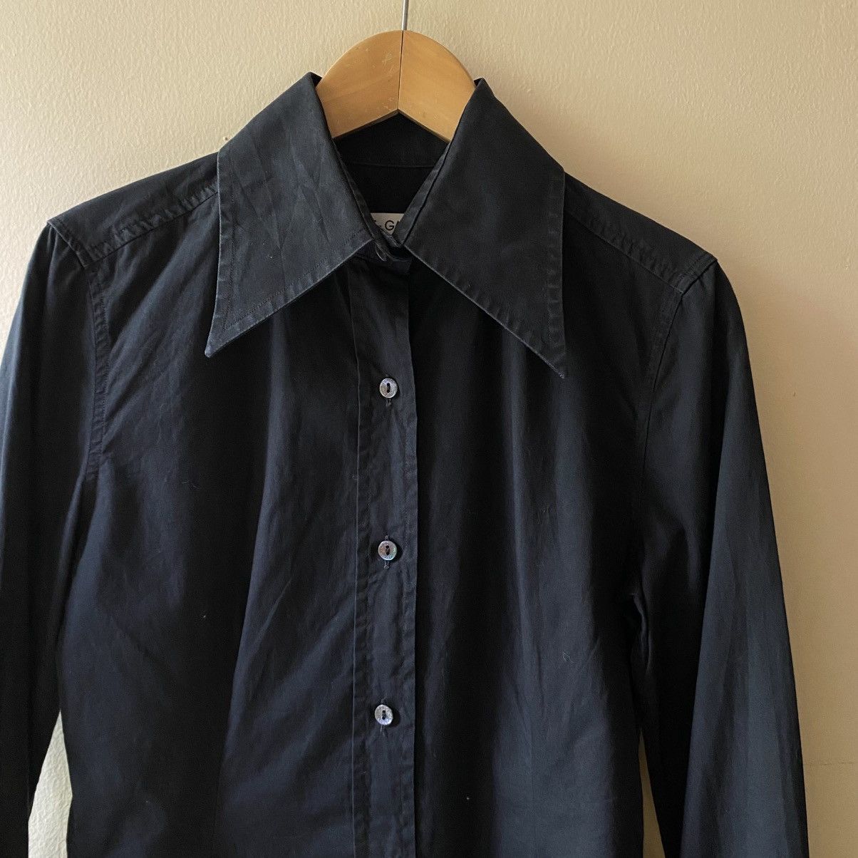 Dolce & Gabbana DOLCE & GABBANA Black Fitted Shirt Size S / US 4 / IT 40 - 6 Thumbnail
