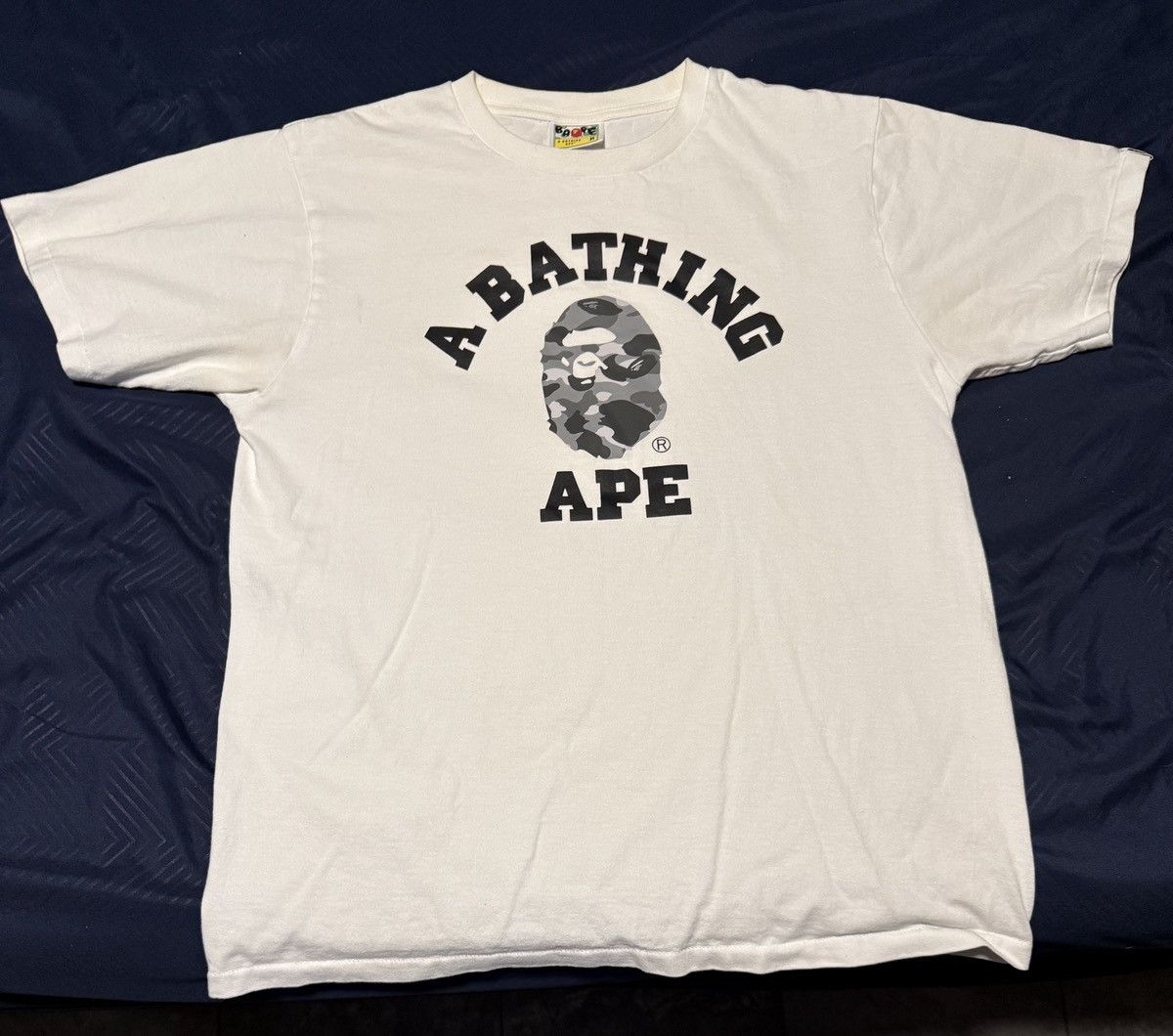 Bape 1st Camo College Tee Size US M / EU 48-50 / 2 - 1 Thumbnail