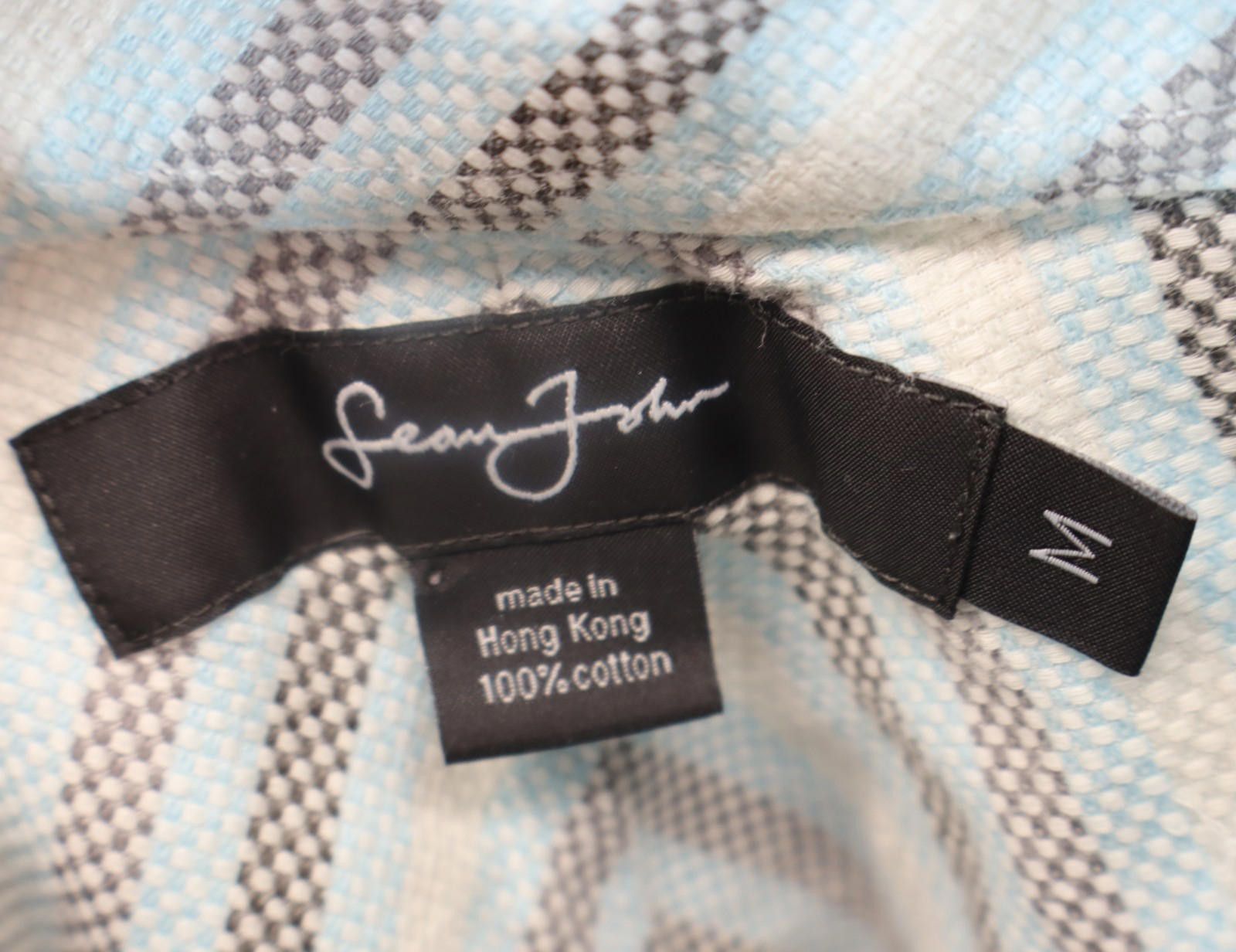 Sean John Sean John striped Dress Shirt size Medium Men Collar cotton Size US M / EU 48-50 / 2 - 7 Thumbnail