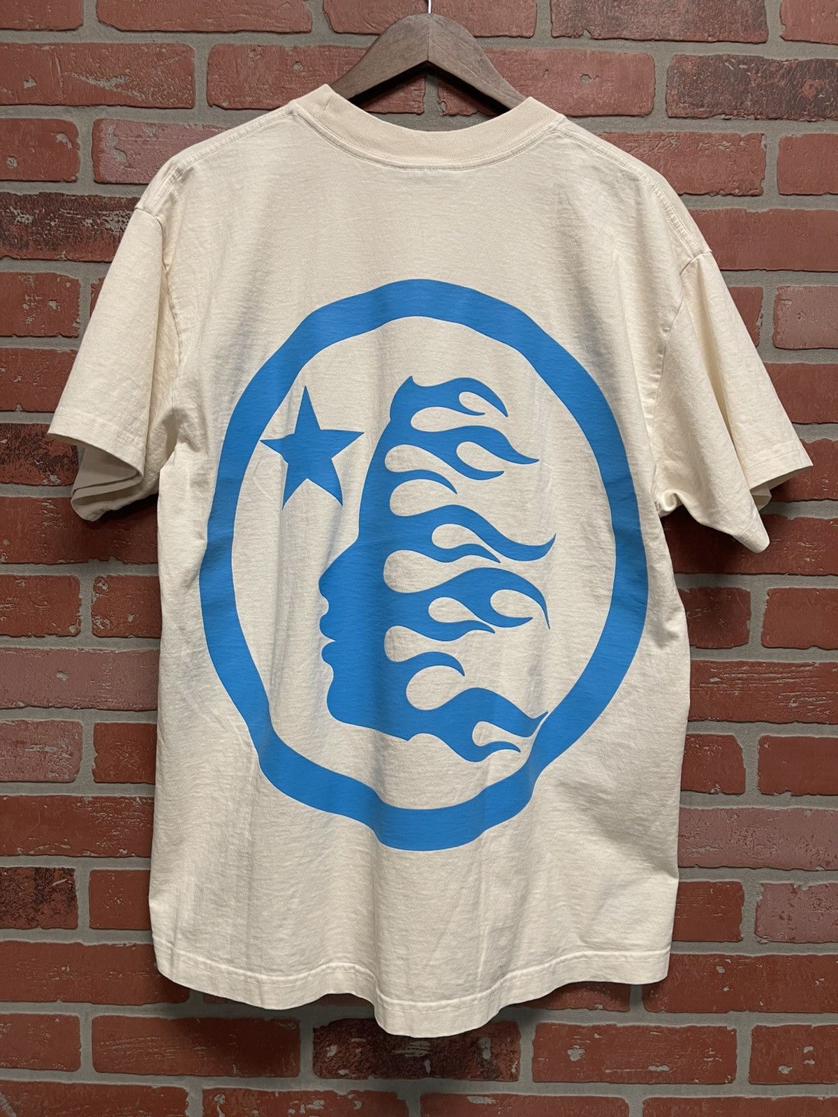 HELLSTAR Size M - Hellstar Classic Tee Shirt White/Blue Print Size US M / EU 48-50 / 2 - 5 Thumbnail