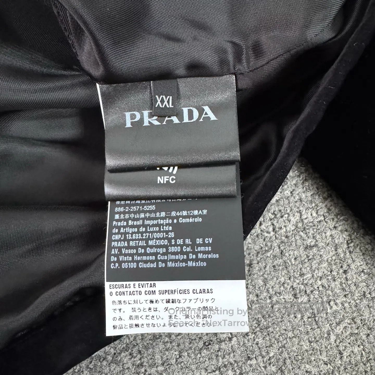 Prada Prada Delta pattern, velvet, zipper, hooded jacket| Size US XXL / EU 58 / 5 - 7 Thumbnail