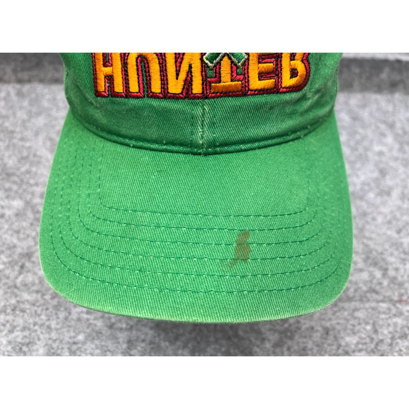 Hunter VINTAGE Hunter x Hunter Cap Strap Back Adult One Size Green Cotton Baseball Cap Anime Cap Unisex Mens Womens Cap 90s Concert Theme Size ONE SIZE - 3 Thumbnail
