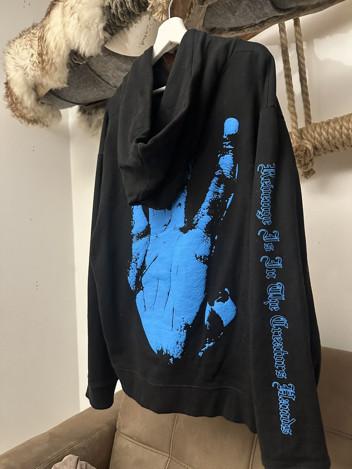 Revenge Revenge × XXXtentacion Kill hoodie in black, size L. Size US L / EU 52-54 / 3 - 3 Thumbnail