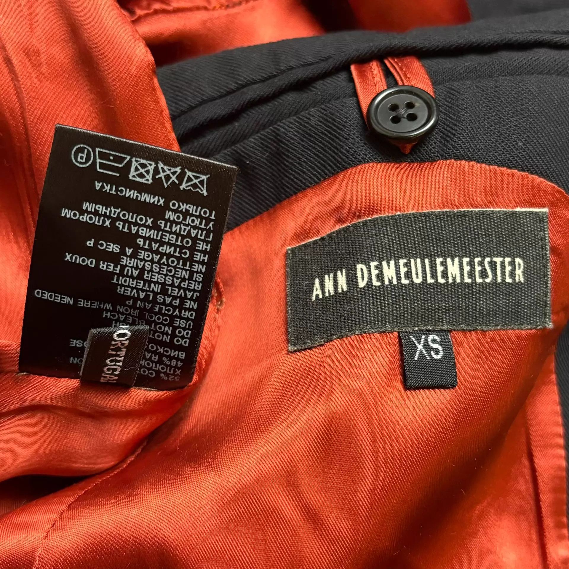 Ann Demeulemeester Ann Demeulemeester Vintage 1-Button Smoking Jacket XS Size XS / US 0-2 / IT 36-38 - 5 Thumbnail