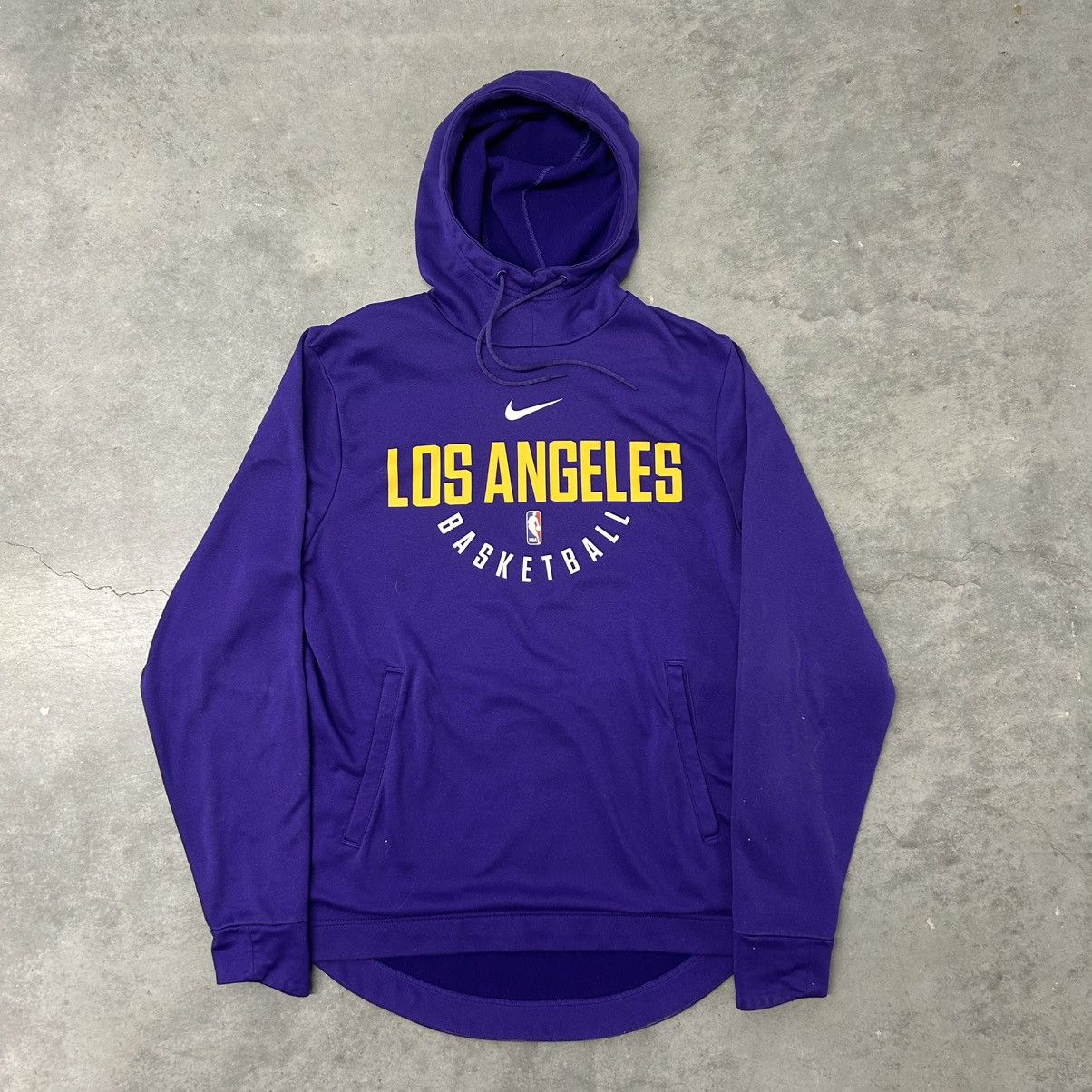 2000s Los Angeles Lakers Nike Center Swoosh Hoodie