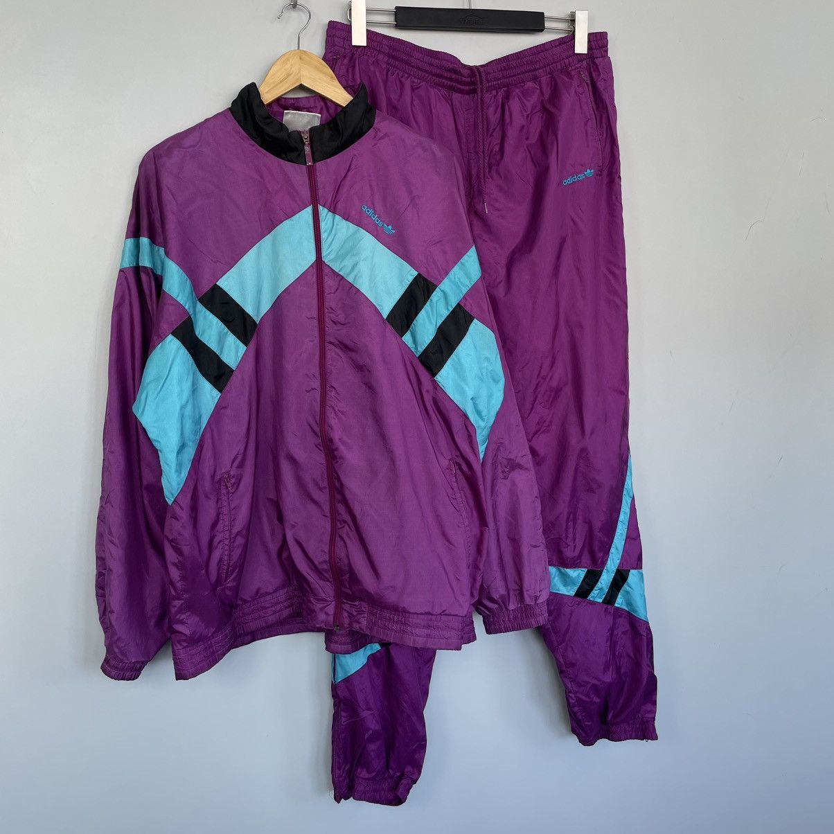 Adidas Vintage 90’s Adidas tracksuit jacket and Pants size XL Size US XL / EU 56 / 4 - 2 Thumbnail