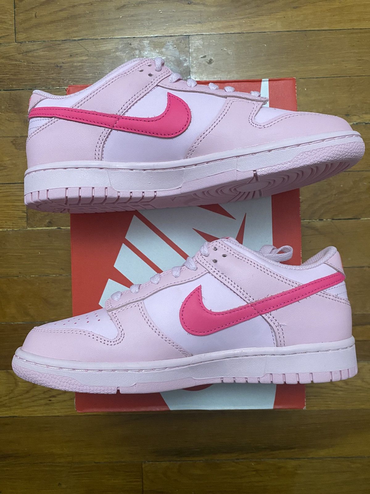Nike Size 7.5W/6Y - Nike Dunk Low Medium Soft Pink Pink Foam Size US 7.5 / IT 37.5 - 3 Thumbnail