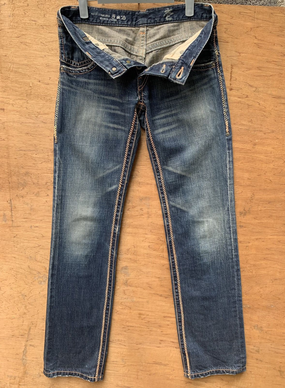 Vintage Keiji Itakura Japanese Designer Denim Pants Size US 30 / EU 46 - 23 Thumbnail