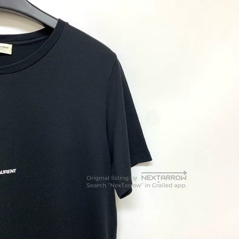 Saint Laurent Paris Saint Laurent Paris Short-sleeved with small logo i Size US XL / EU 56 / 4 - 8 Thumbnail