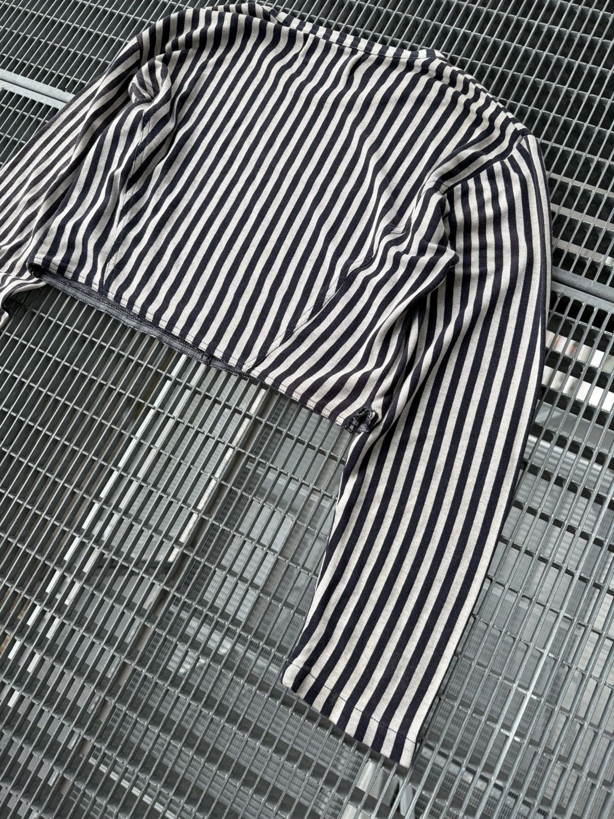 Tricot Comme des Garcons Rare Archive Vintage Comme Des Garsons Trikot Stripe Top Size M / US 6-8 / IT 42-44 - 15 Thumbnail