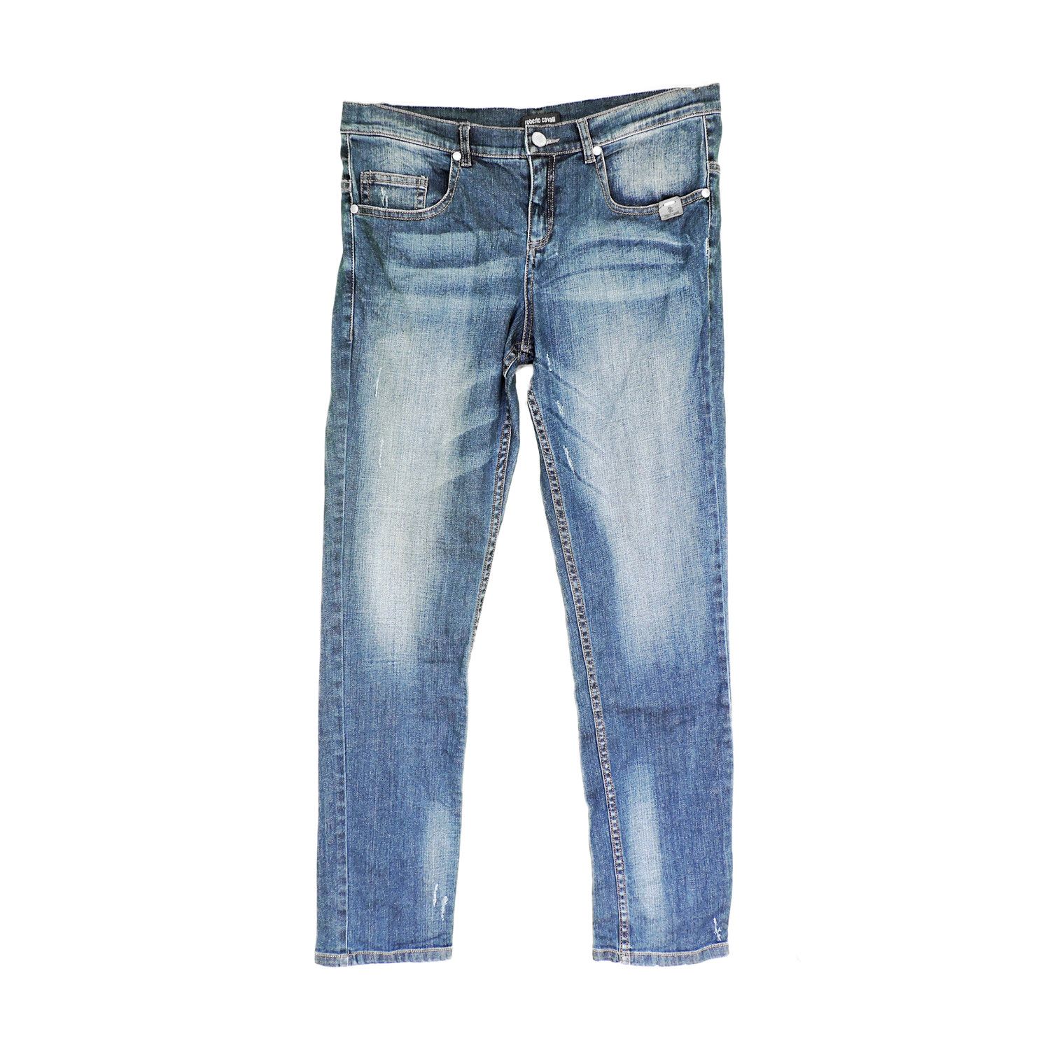 Roberto Cavalli ROBERTO CAVALLI DENIM LONG PANTS Size US 31 - 1 Thumbnail