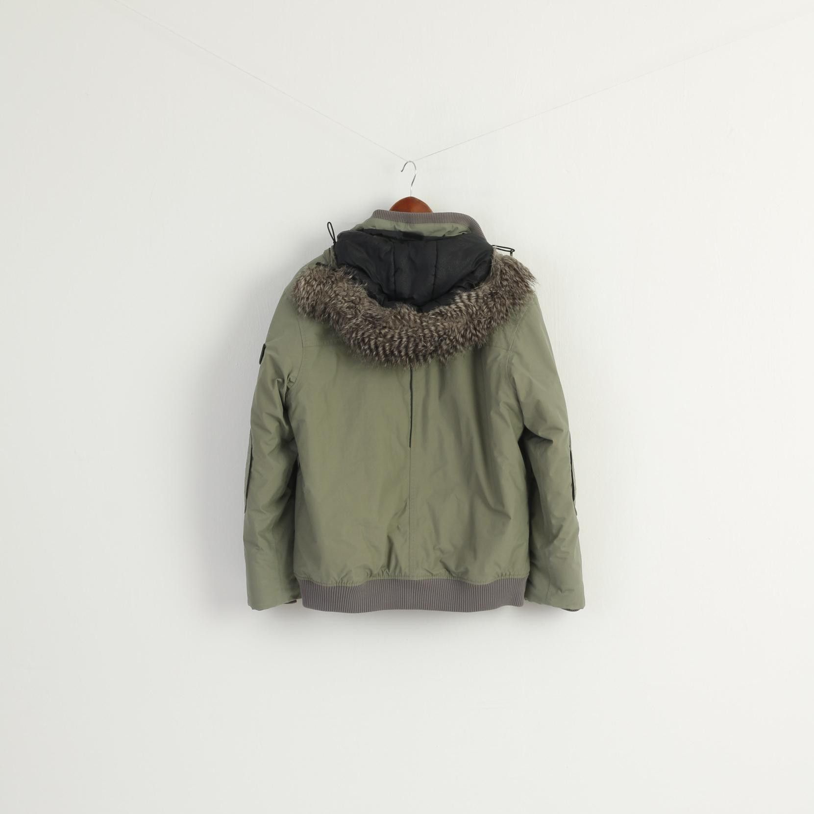 Vintage Engelbert Strauss Women XL (L) Jacket Green Padded Size XL / US 12-14 / IT 48-50 - 8 Thumbnail