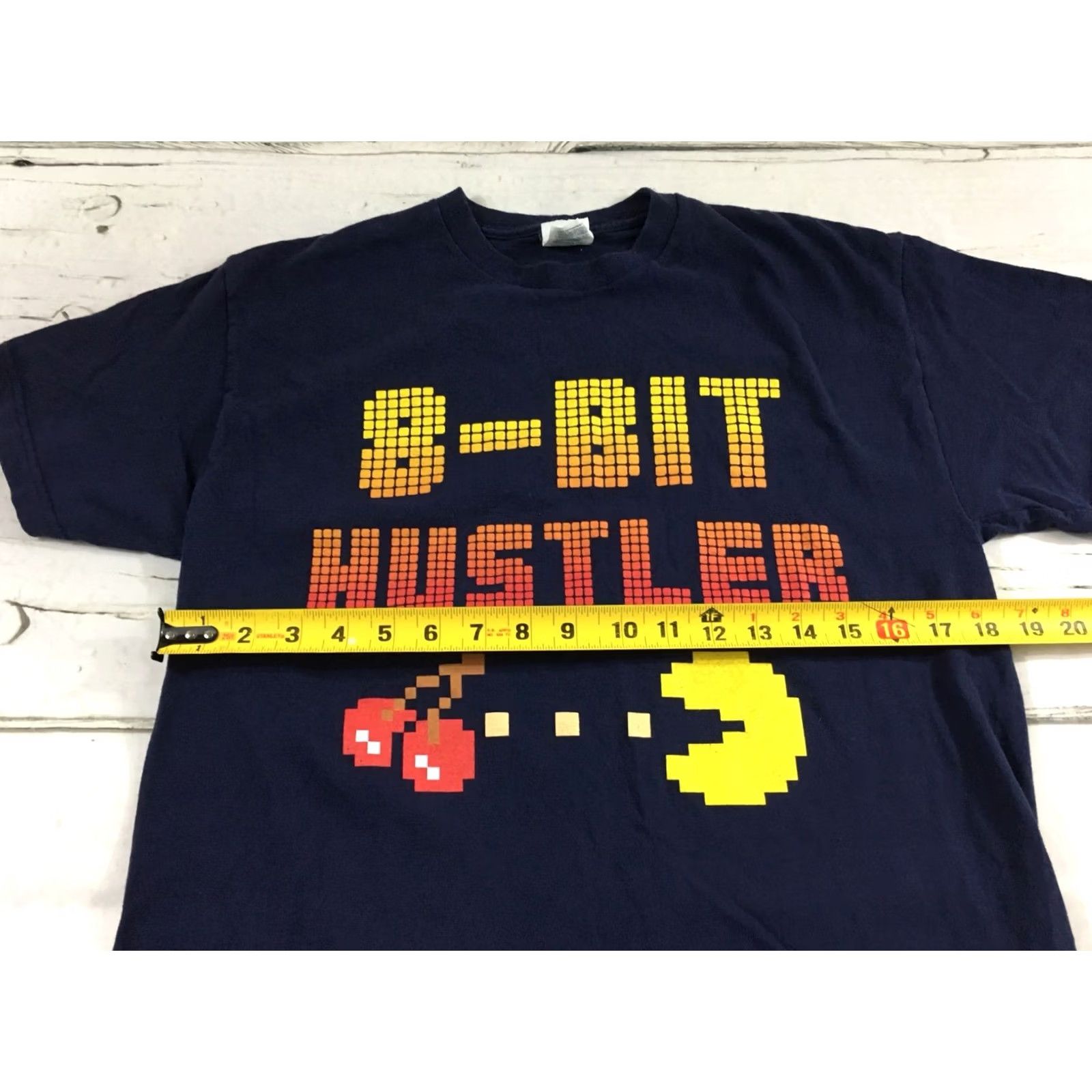 Gildan VINTAGE Pac-Man 8-Bit Hustler T Shirt Sz M - Video Gamer Tee EUC Size US M / EU 48-50 / 2 - 4 Thumbnail