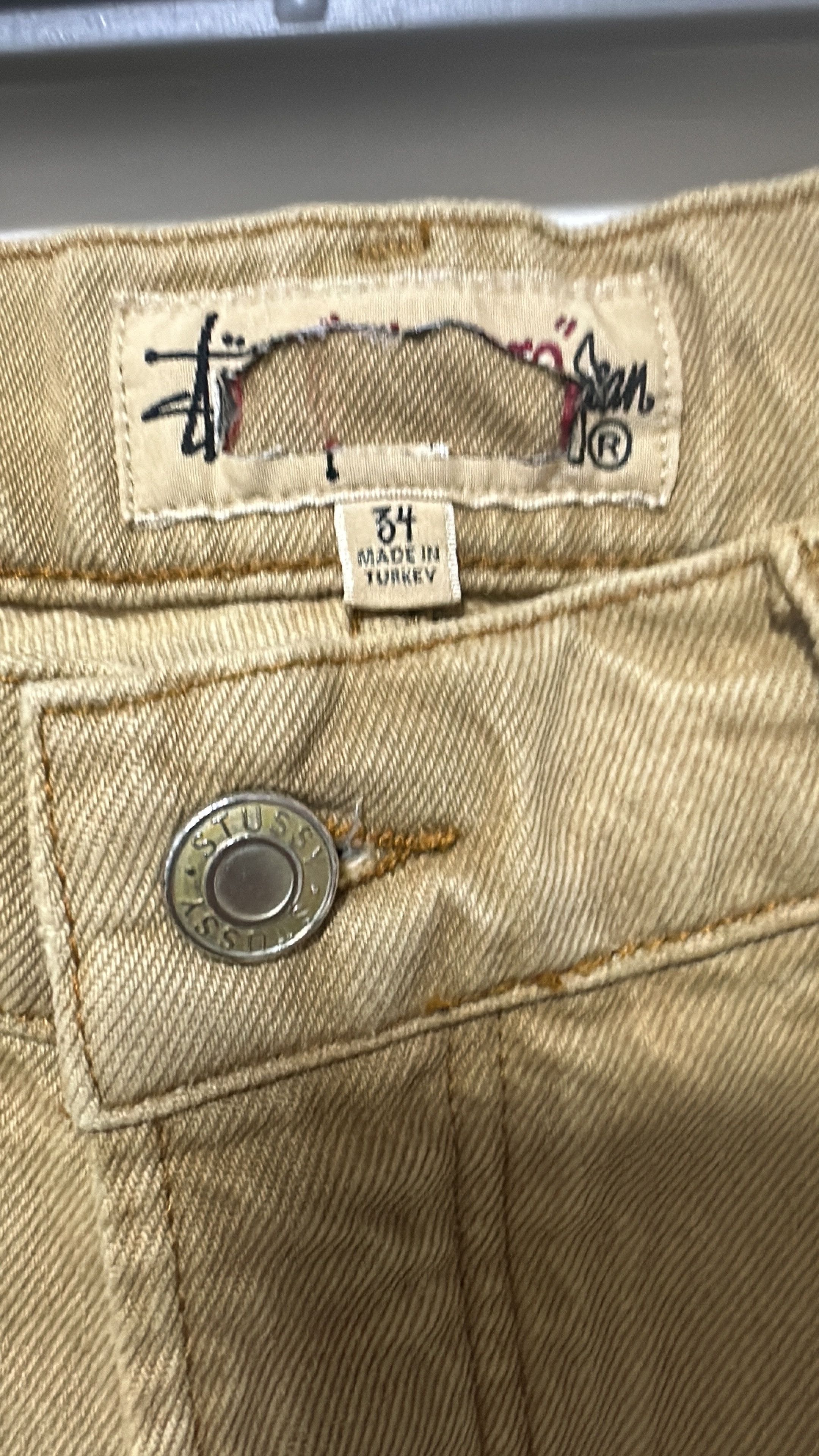 Stussy Stussy Classic Jean Sand Size 34 Size US 34 / EU 50 - 5 Thumbnail