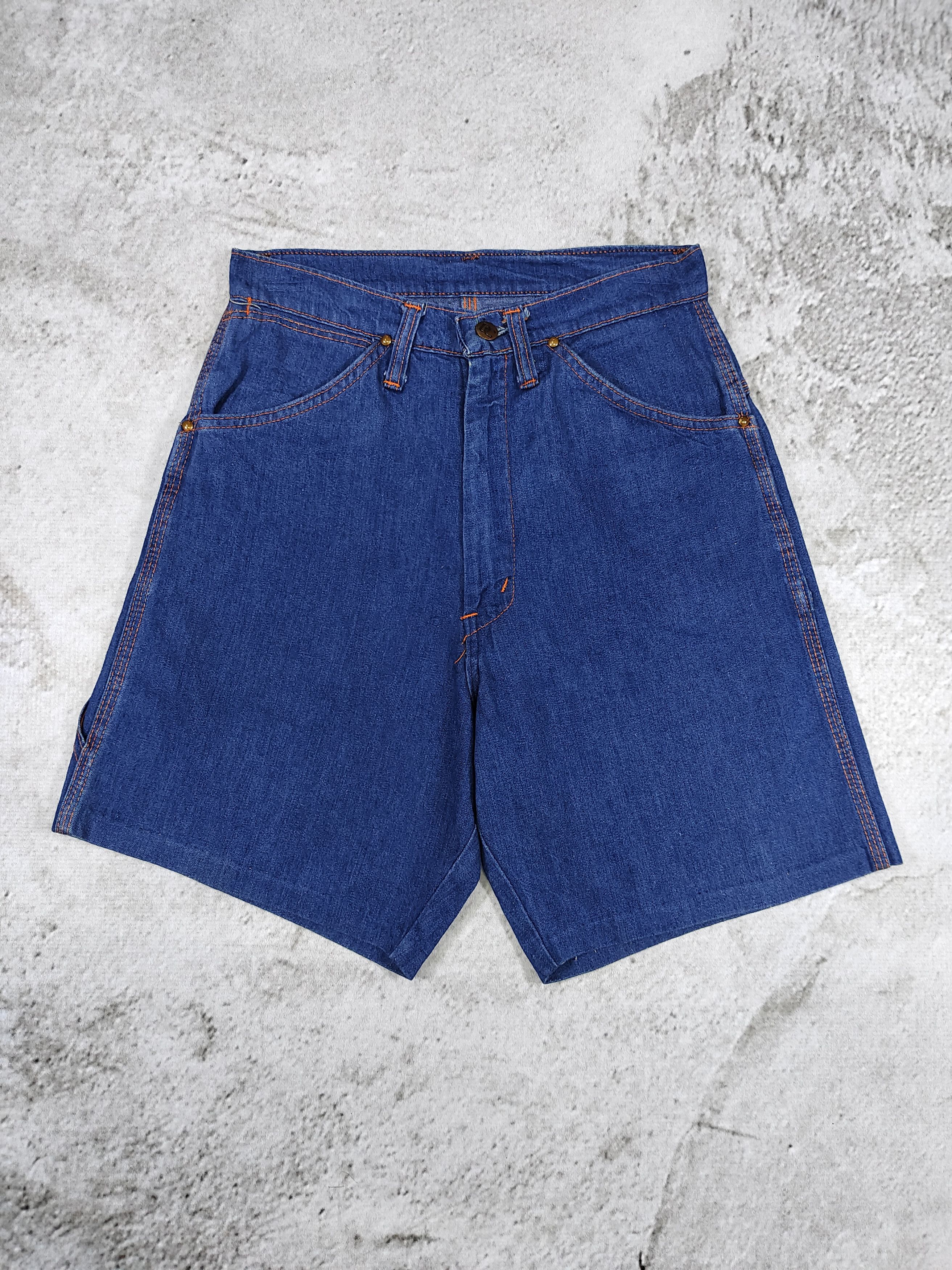 Vintage 60s DEE CEE🔥Classic American Carpenter Utility Denim Shorts Size US 28 / EU 44 - 5 Thumbnail